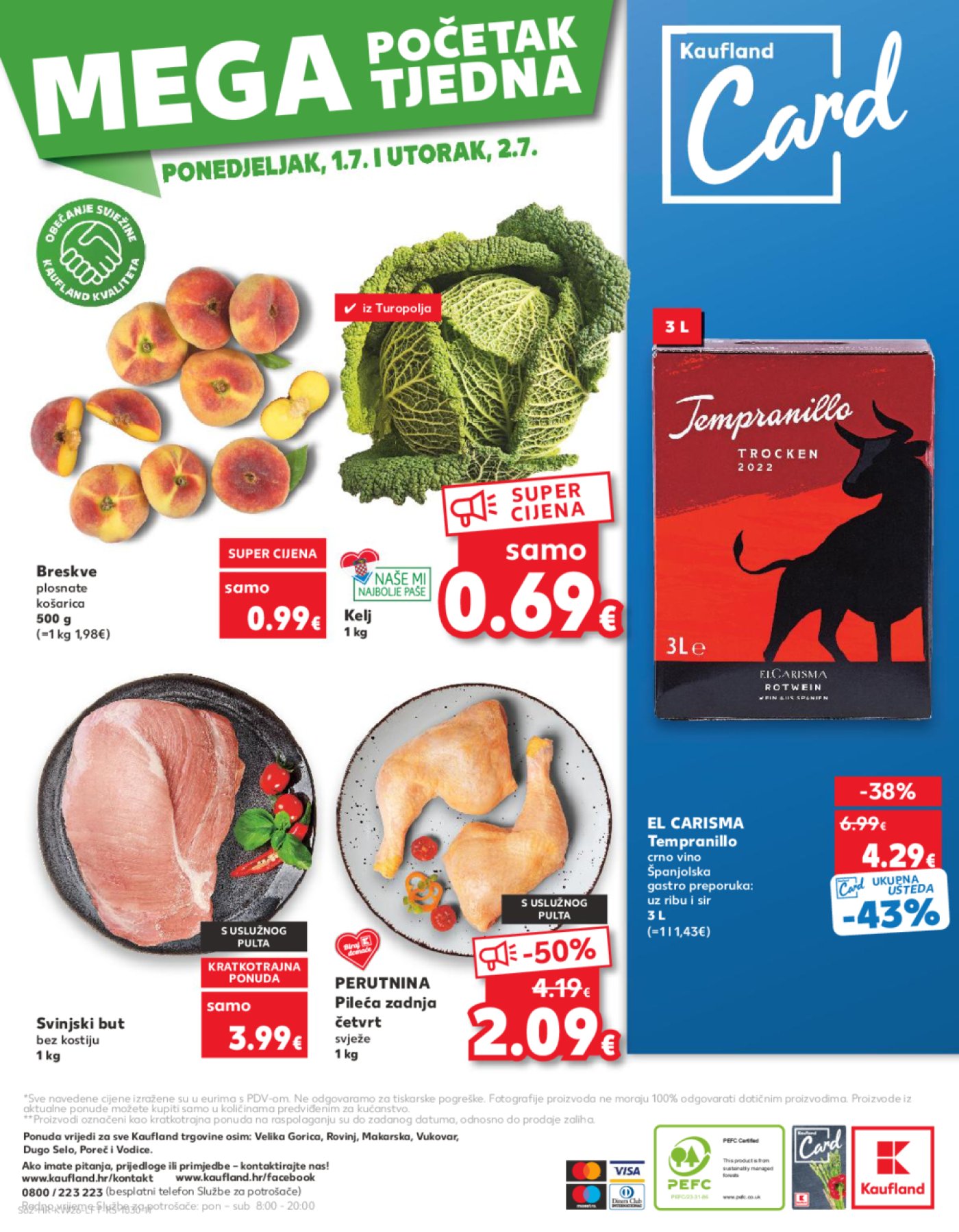 Kaufland katalog Akcija 26.06.-02.07.2024. Odabrane poslovnice