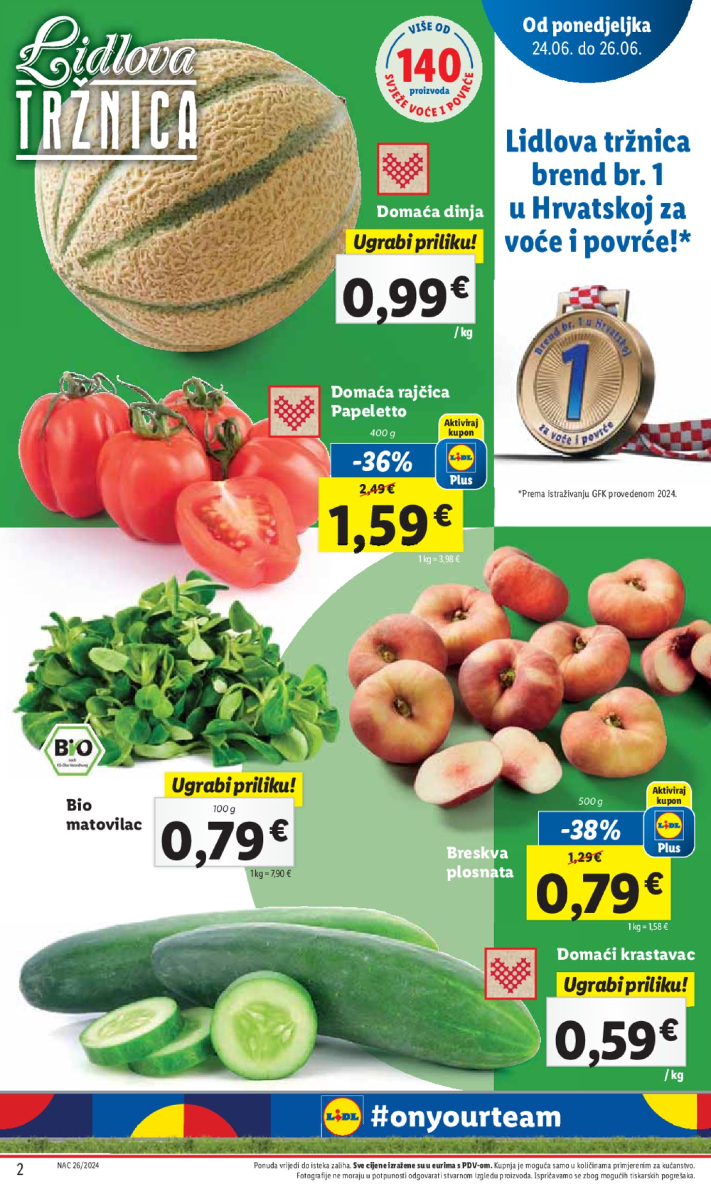 Lidl Super ponuda od Ponedjeljka 24.06.-30.06.2024.