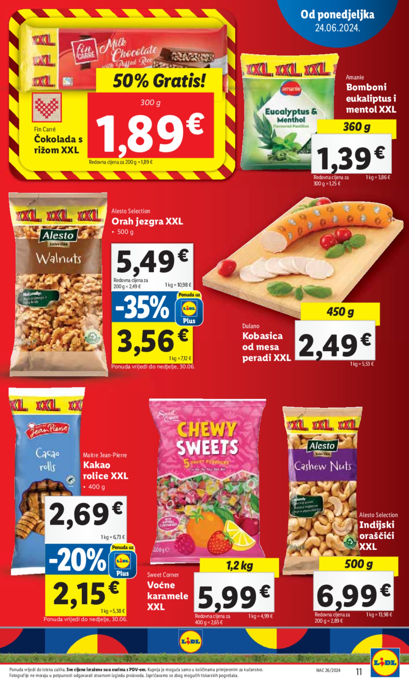 Lidl Super ponuda od Ponedjeljka 24.06.-30.06.2024.