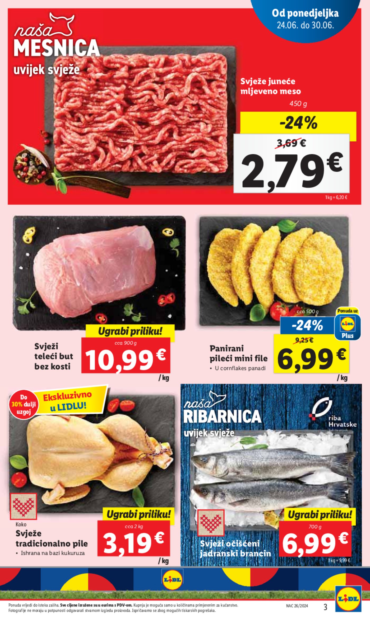 Lidl Super ponuda od Ponedjeljka 24.06.-30.06.2024.