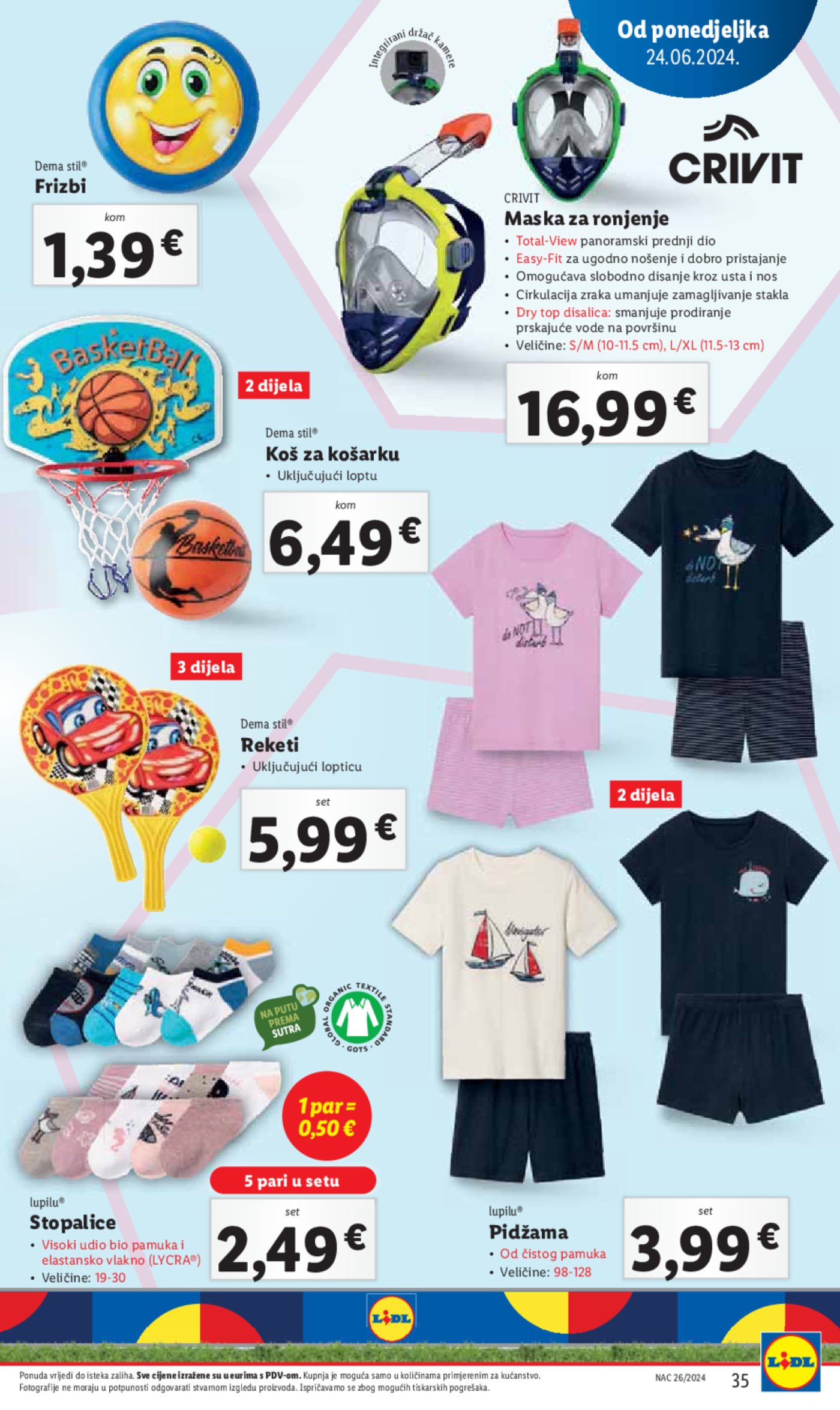 Lidl Super ponuda od Ponedjeljka 24.06.-30.06.2024.