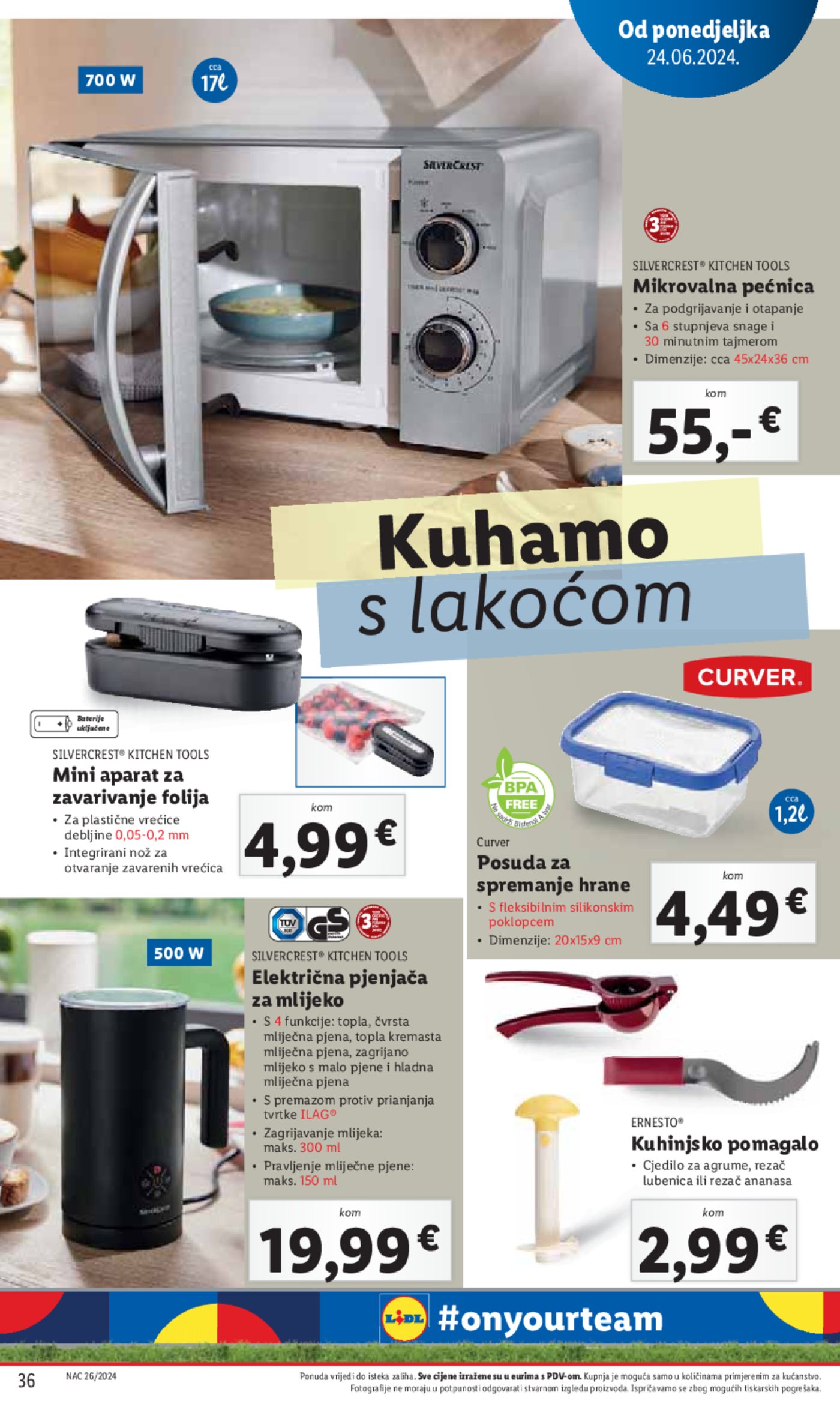 Lidl Super ponuda od Ponedjeljka 24.06.-30.06.2024.