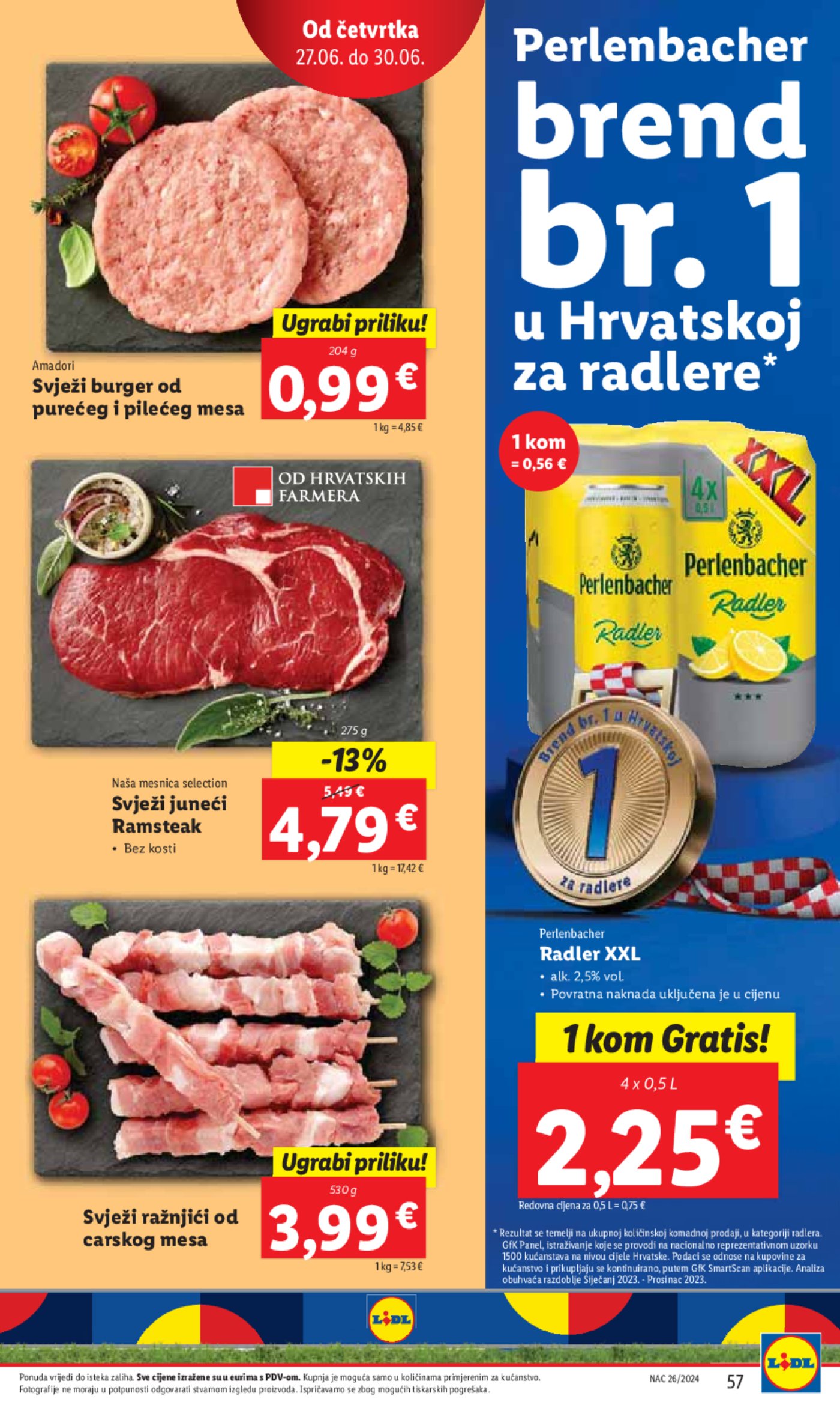 Lidl Super ponuda od Ponedjeljka 24.06.-30.06.2024.