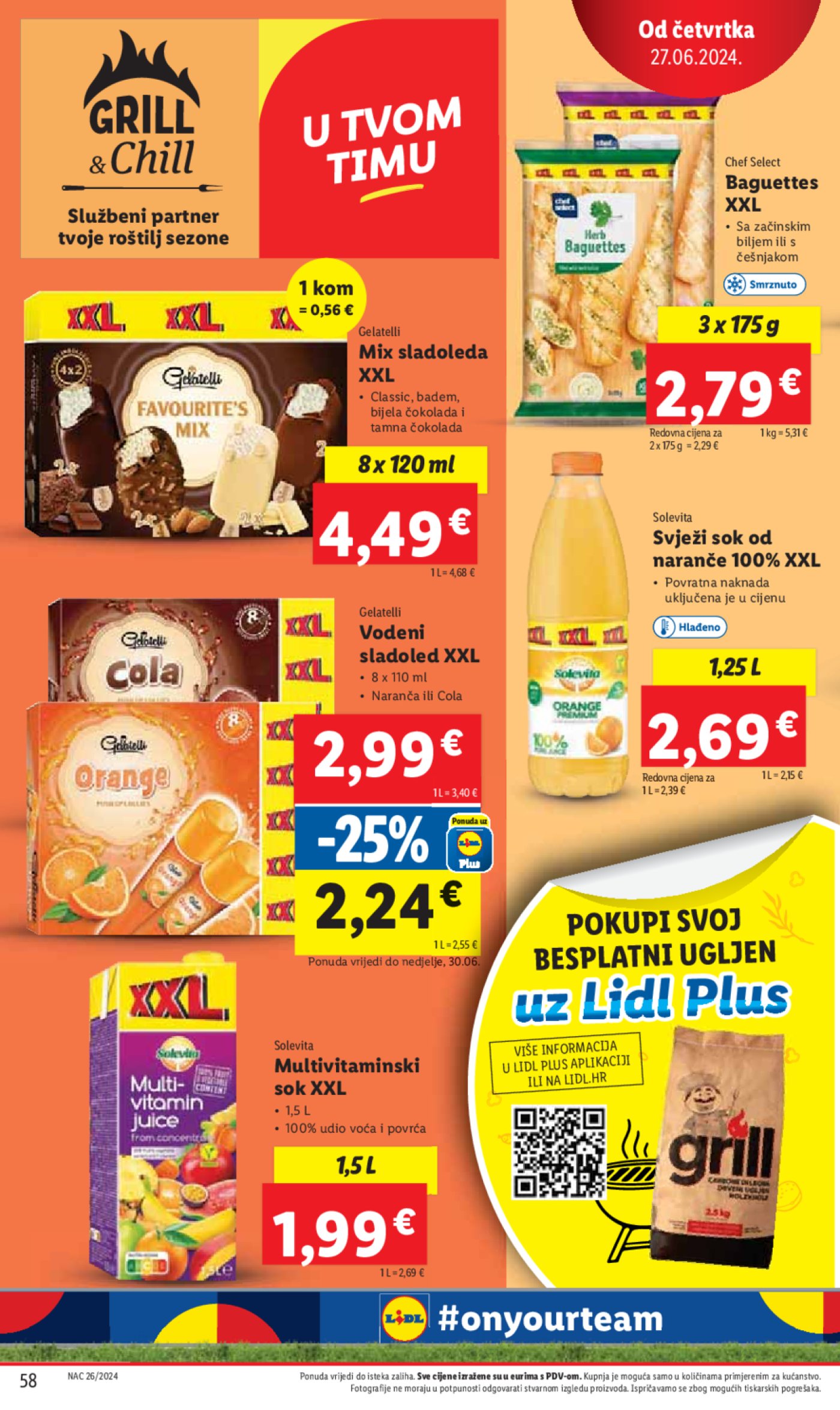 Lidl Super ponuda od Ponedjeljka 24.06.-30.06.2024.