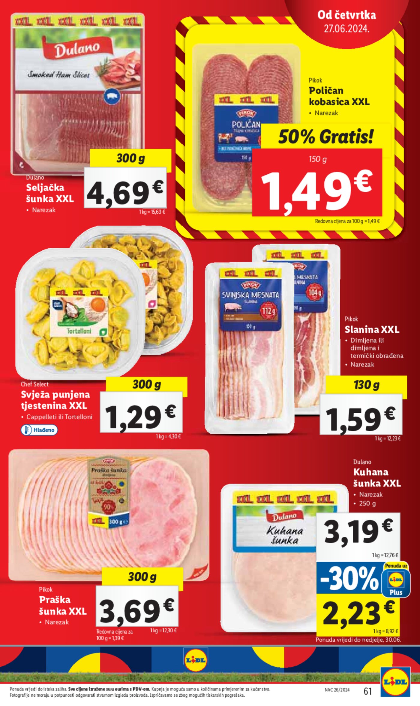 Lidl Super ponuda od Ponedjeljka 24.06.-30.06.2024.