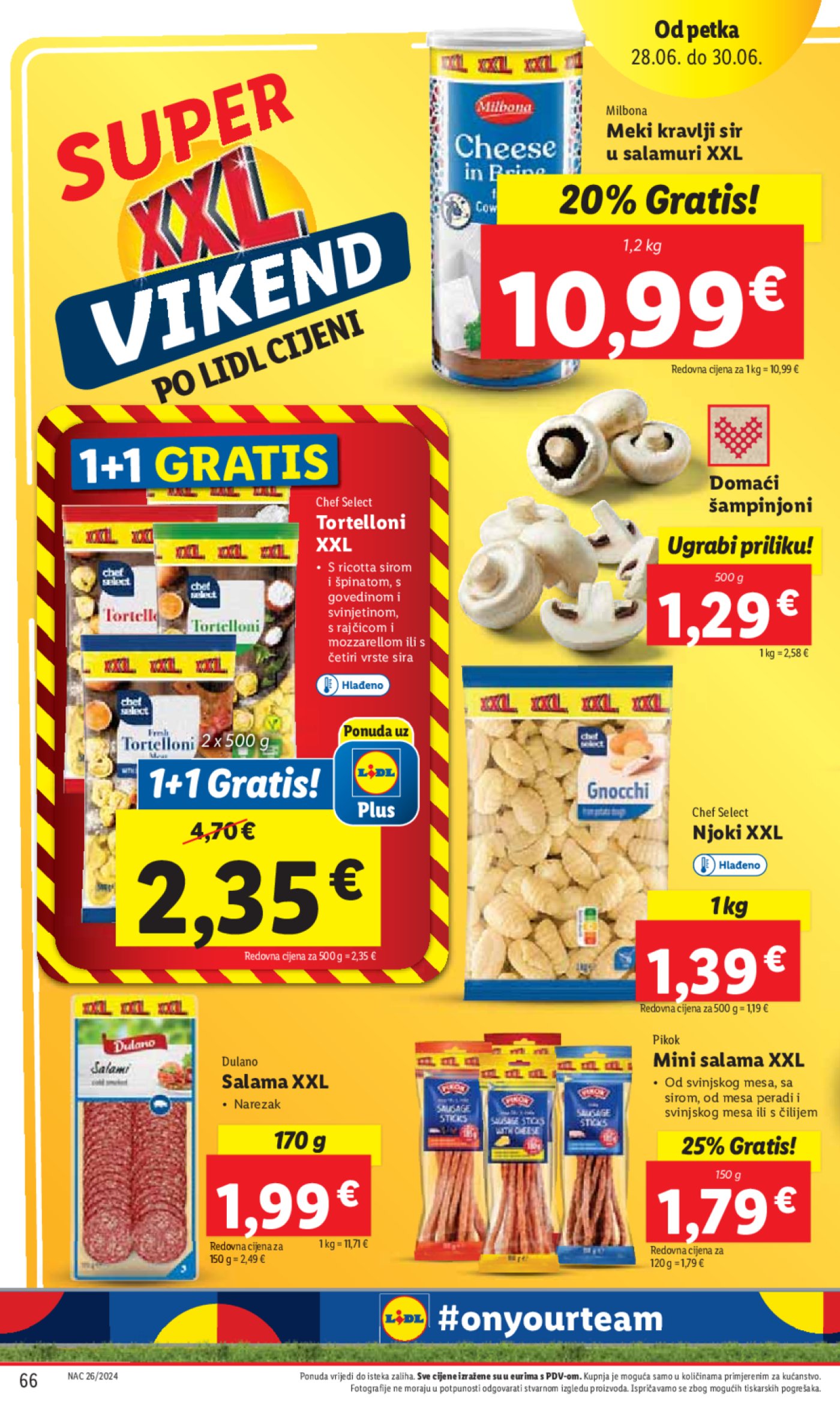 Lidl Super ponuda od Ponedjeljka 24.06.-30.06.2024.