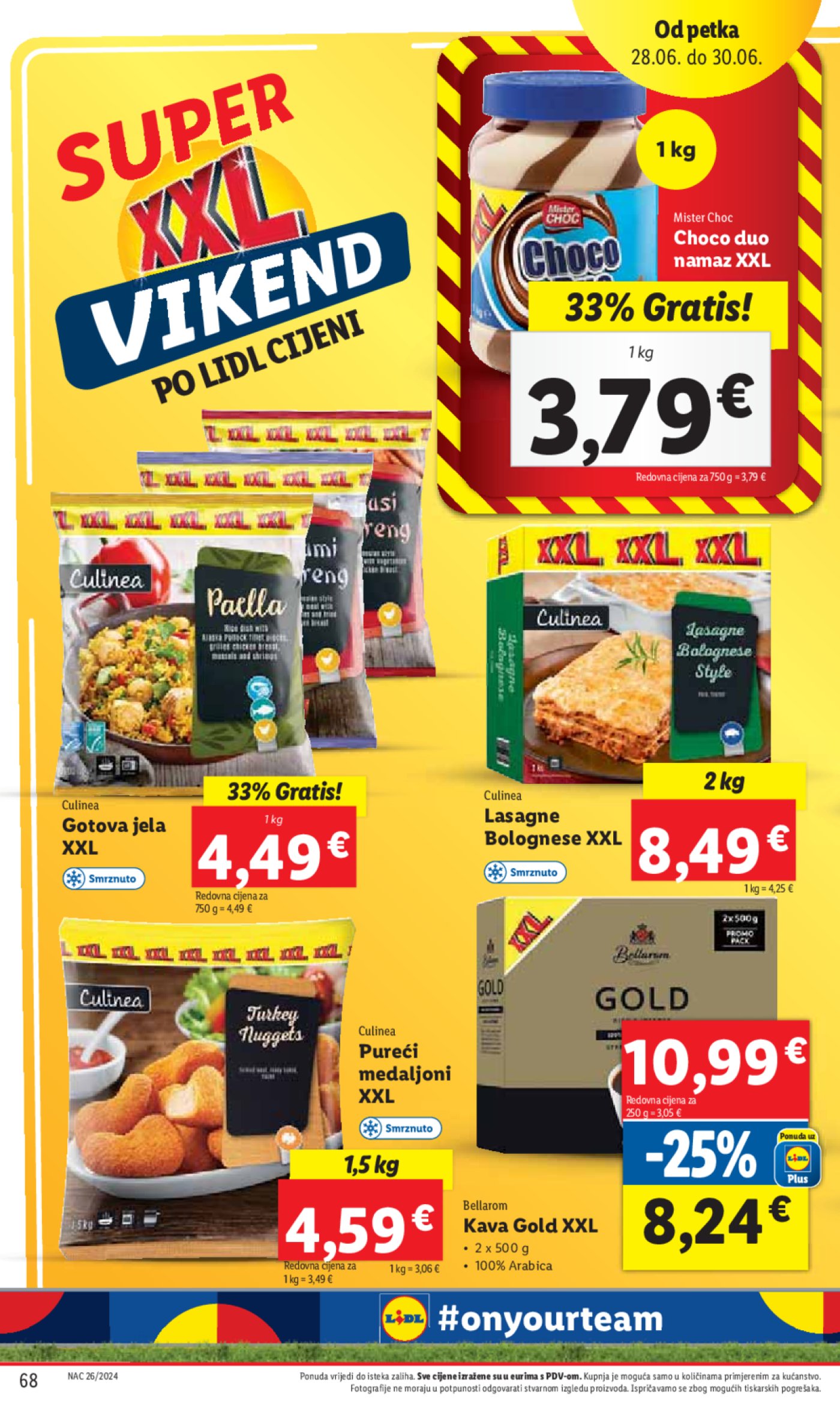 Lidl Super ponuda od Ponedjeljka 24.06.-30.06.2024.