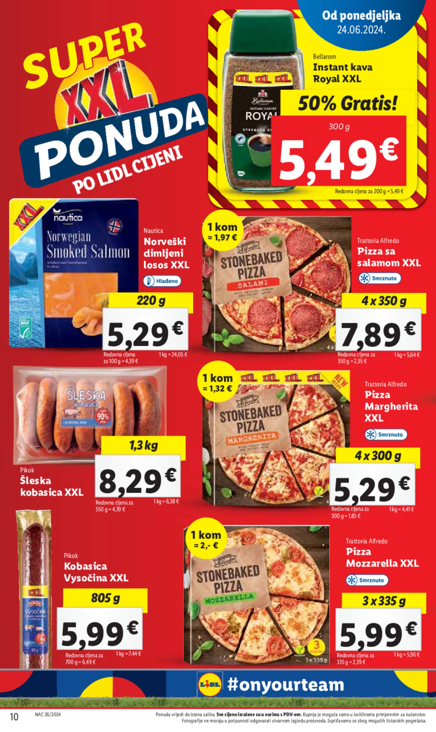 Lidl Super ponuda od Ponedjeljka 24.06.-30.06.2024.