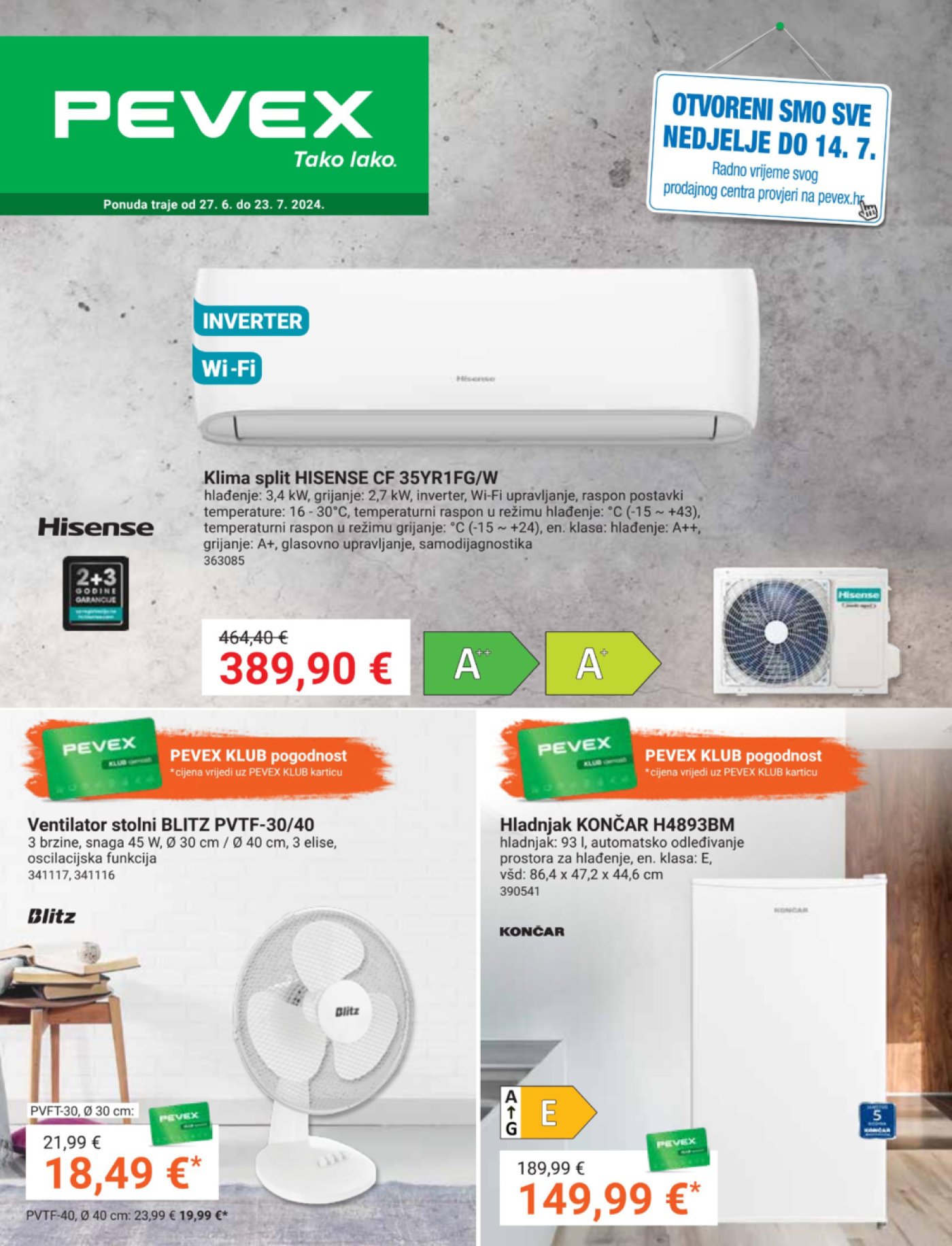 Pevex katalog Tako lako 27.06.-23.07.2024.