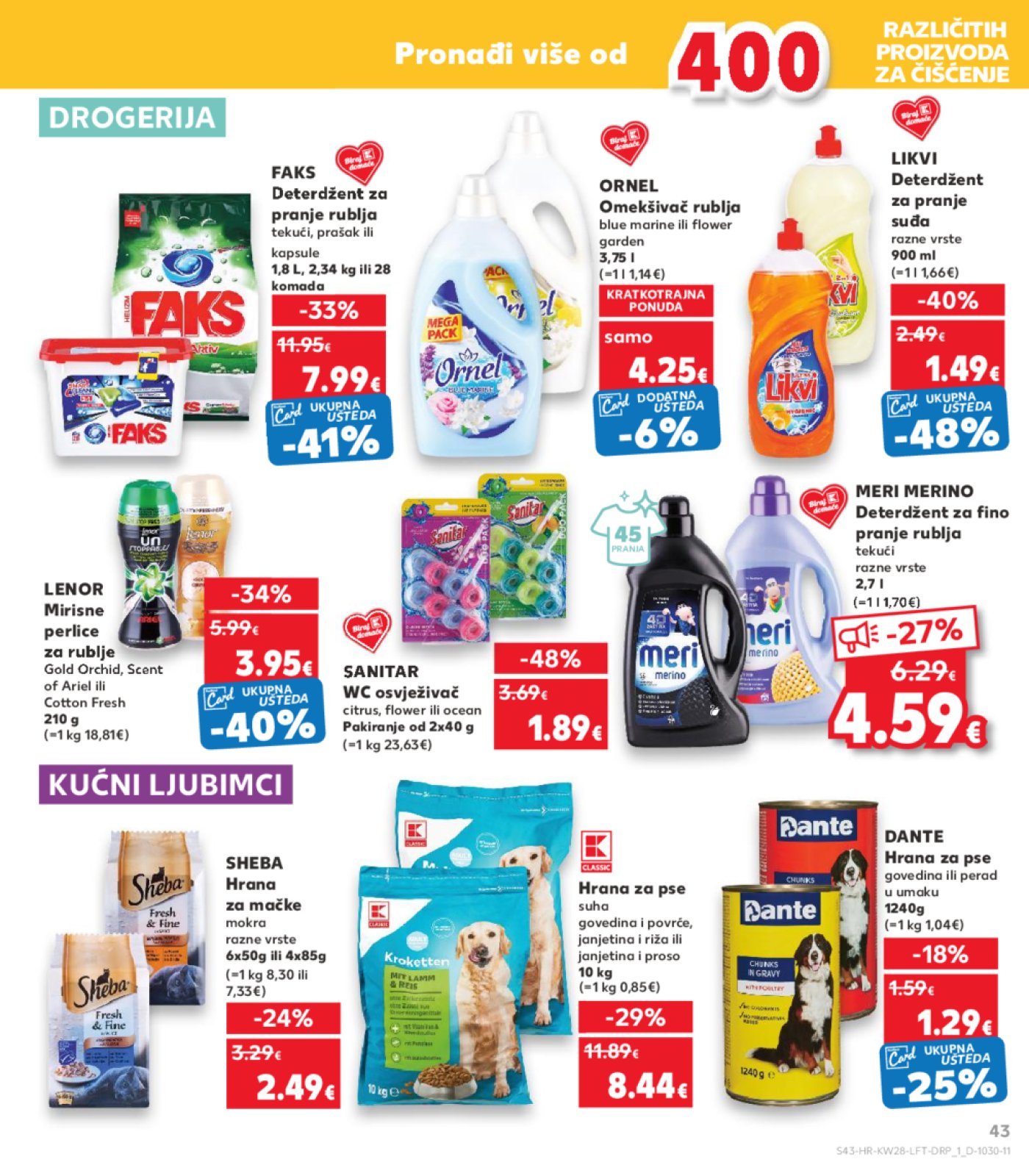 Kaufland katalog Akcija 10.07. - 16.07.2024. Odabrane poslovnice