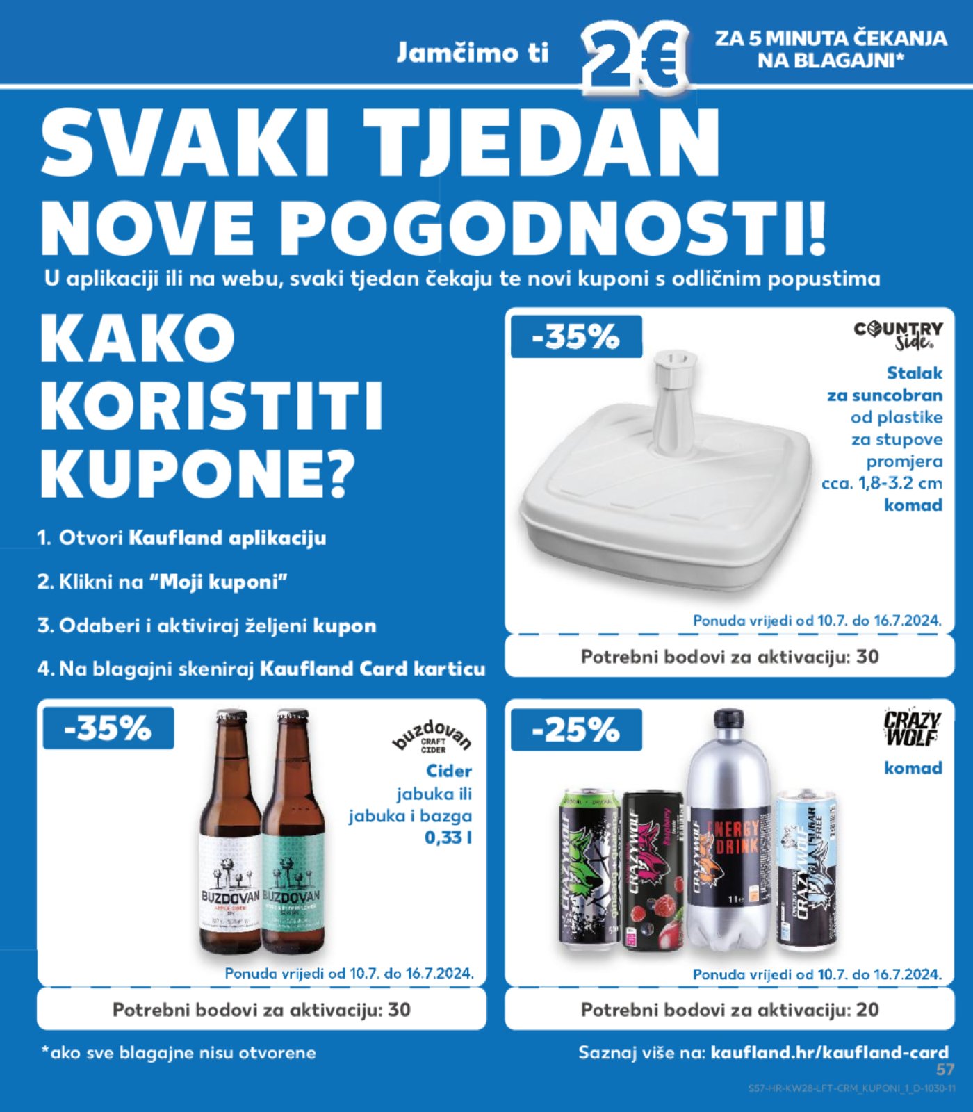 Kaufland katalog Akcija 10.07. - 16.07.2024. Odabrane poslovnice