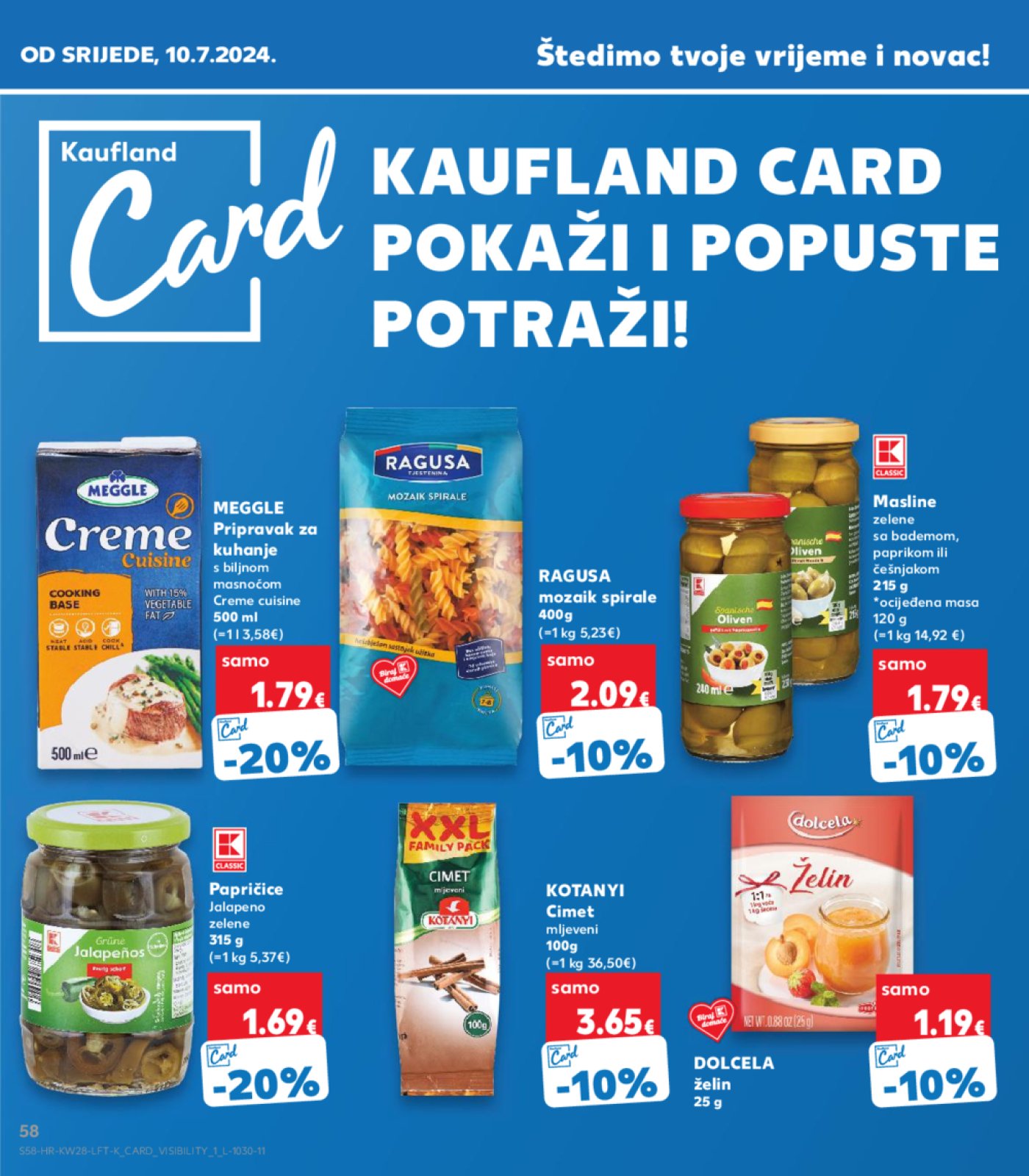 Kaufland katalog Akcija 10.07. - 16.07.2024. Odabrane poslovnice