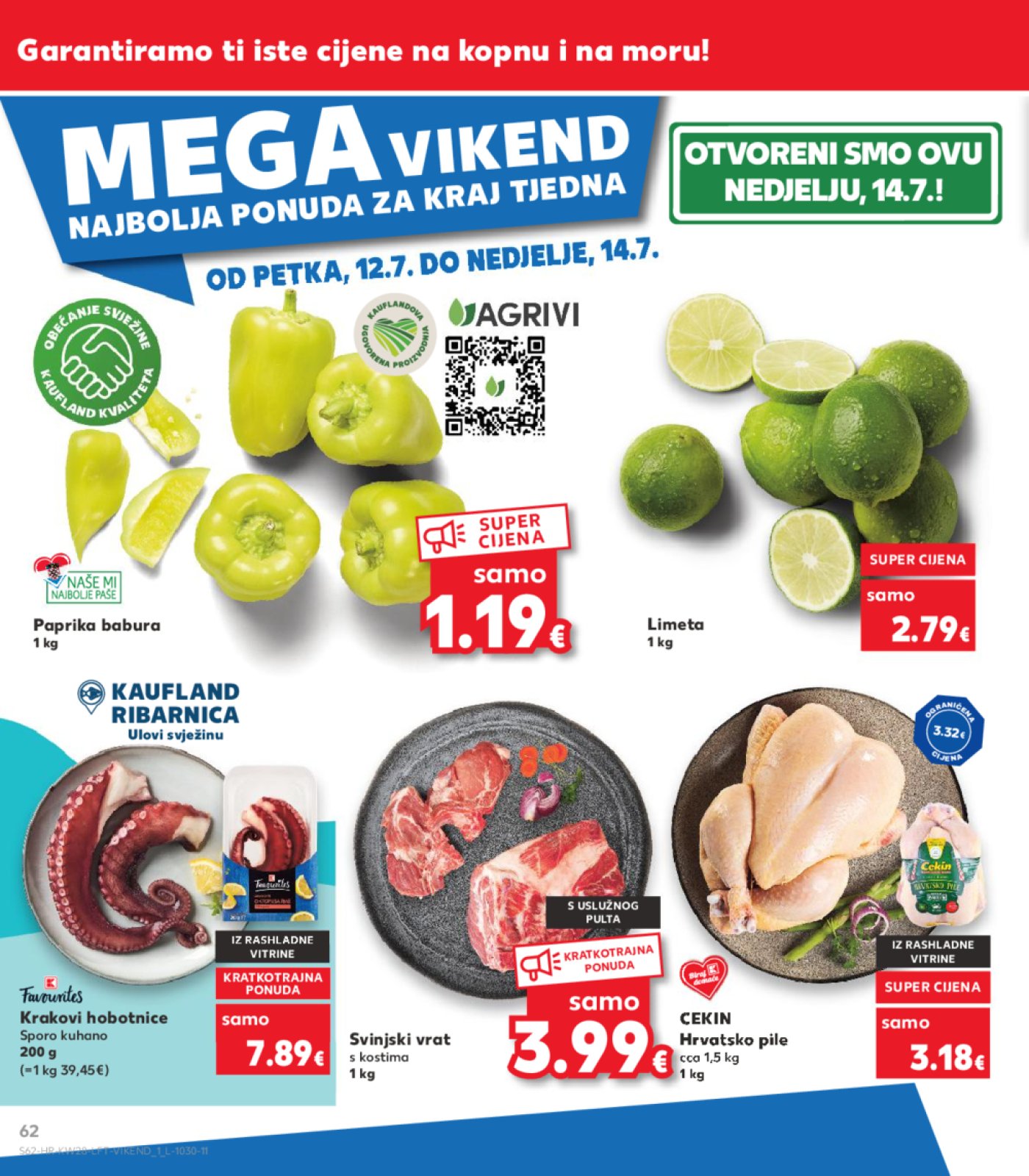 Kaufland katalog Akcija 10.07. - 16.07.2024. Odabrane poslovnice