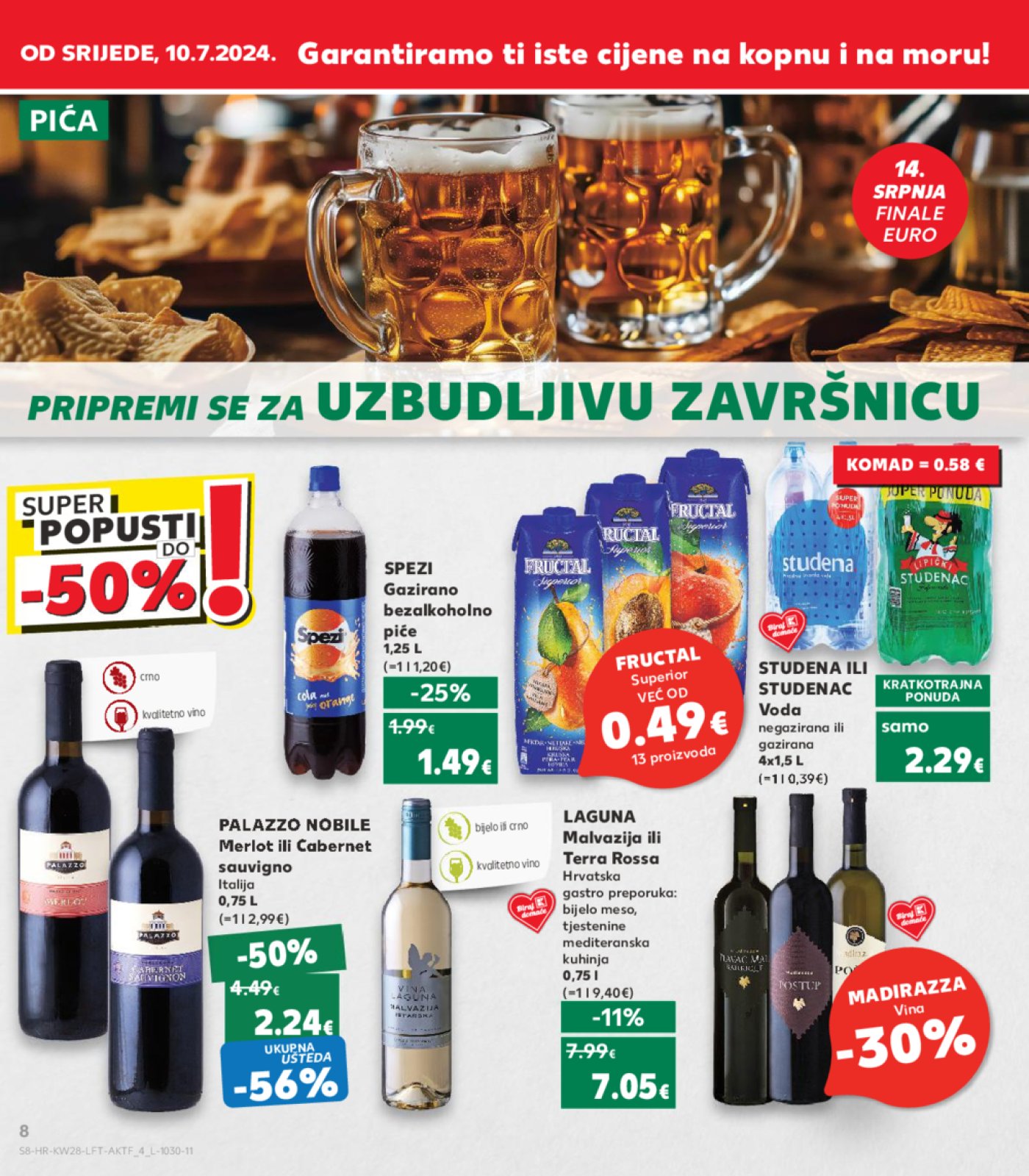 Kaufland katalog Akcija 10.07. - 16.07.2024. Odabrane poslovnice