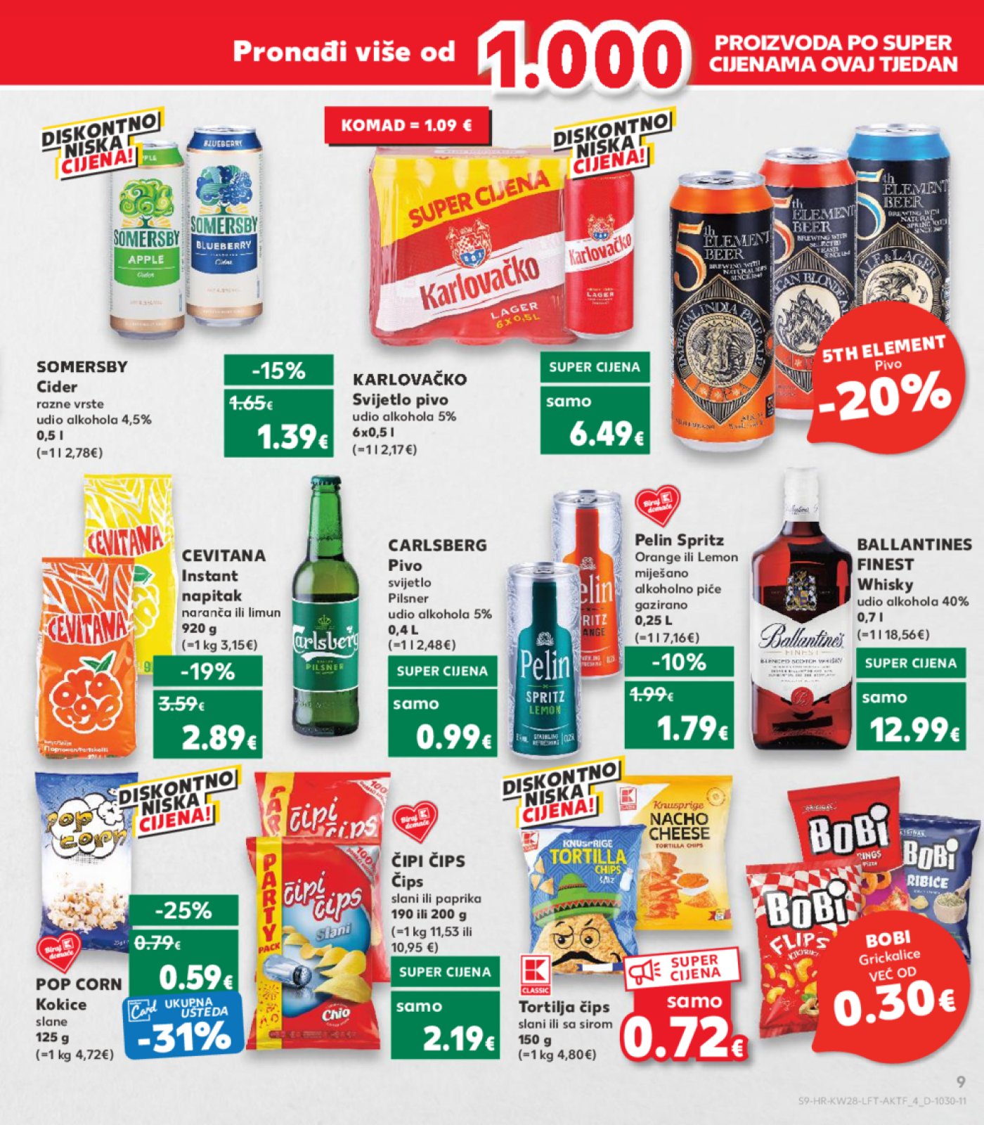 Kaufland katalog Akcija 10.07. - 16.07.2024. Odabrane poslovnice