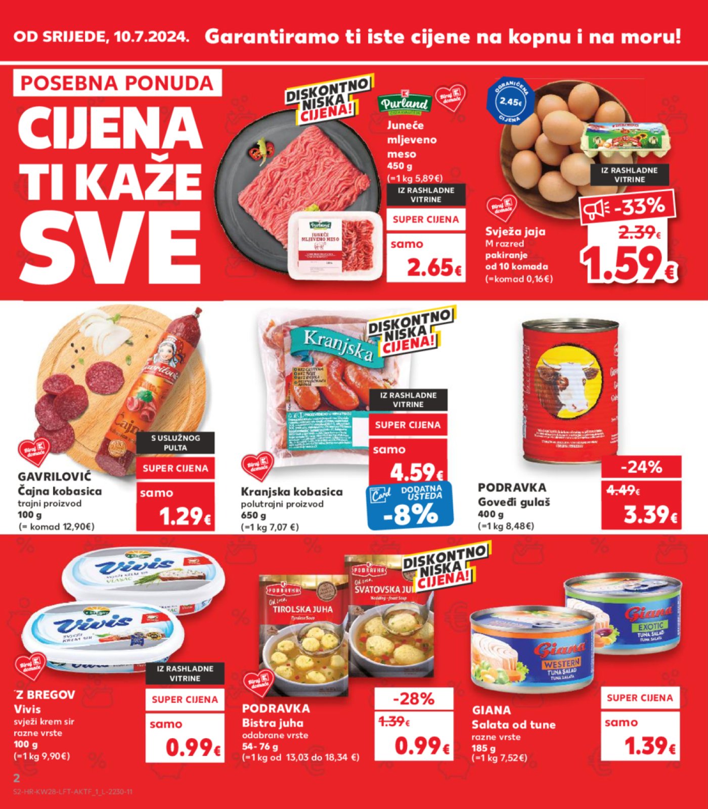 Kaufland katalog Akcija 10.07. - 16.07.2024. Vg, Ro, Ma, Vu, Ds, Po, Vo
