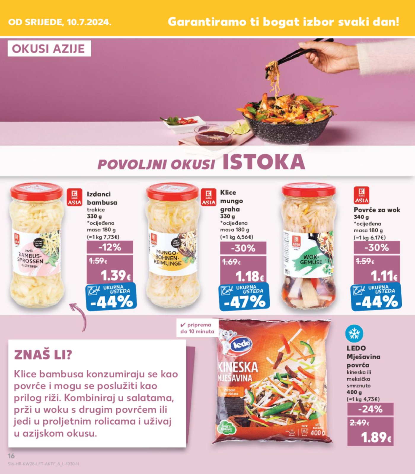 Kaufland katalog Akcija 10.07. - 16.07.2024. Vg, Ro, Ma, Vu, Ds, Po, Vo