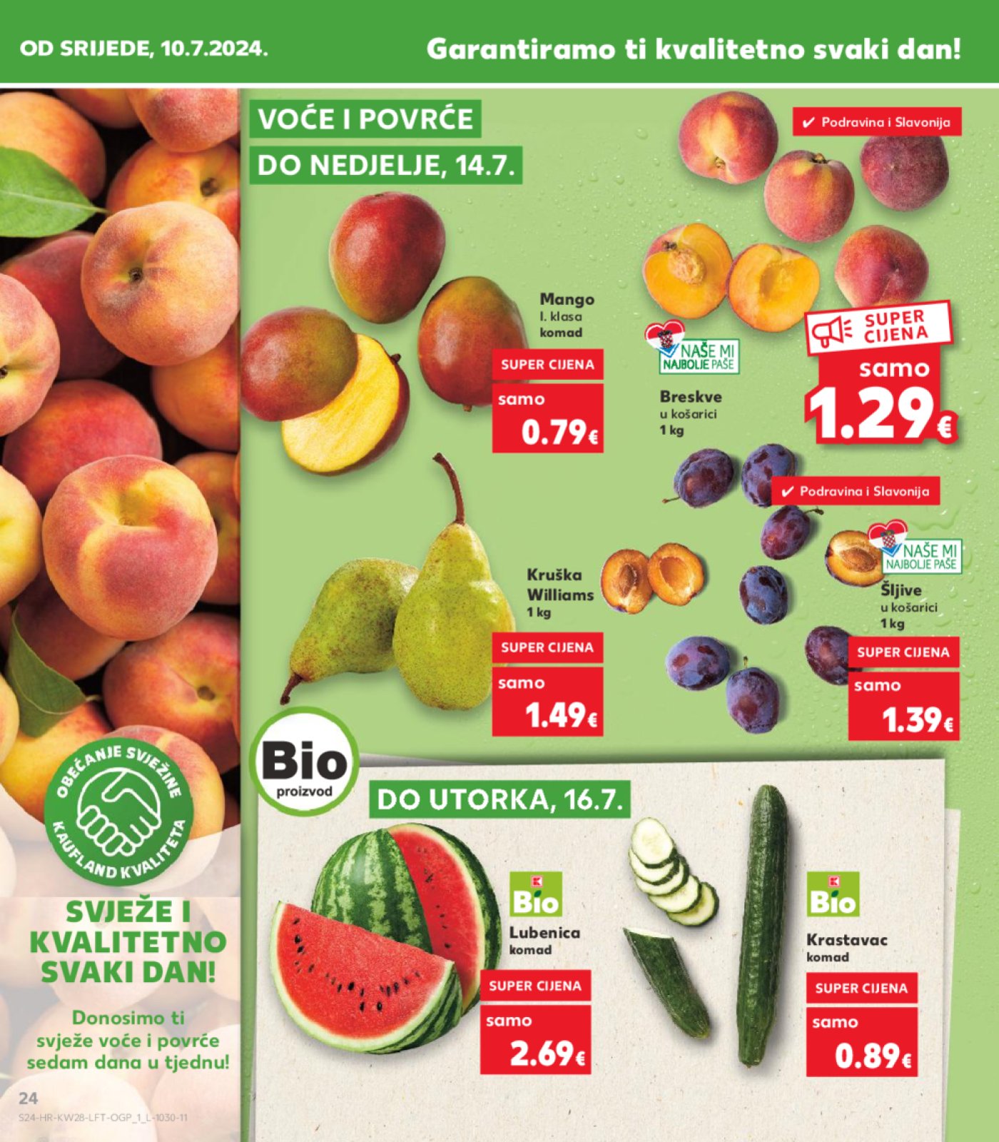 Kaufland katalog Akcija 10.07. - 16.07.2024. Vg, Ro, Ma, Vu, Ds, Po, Vo