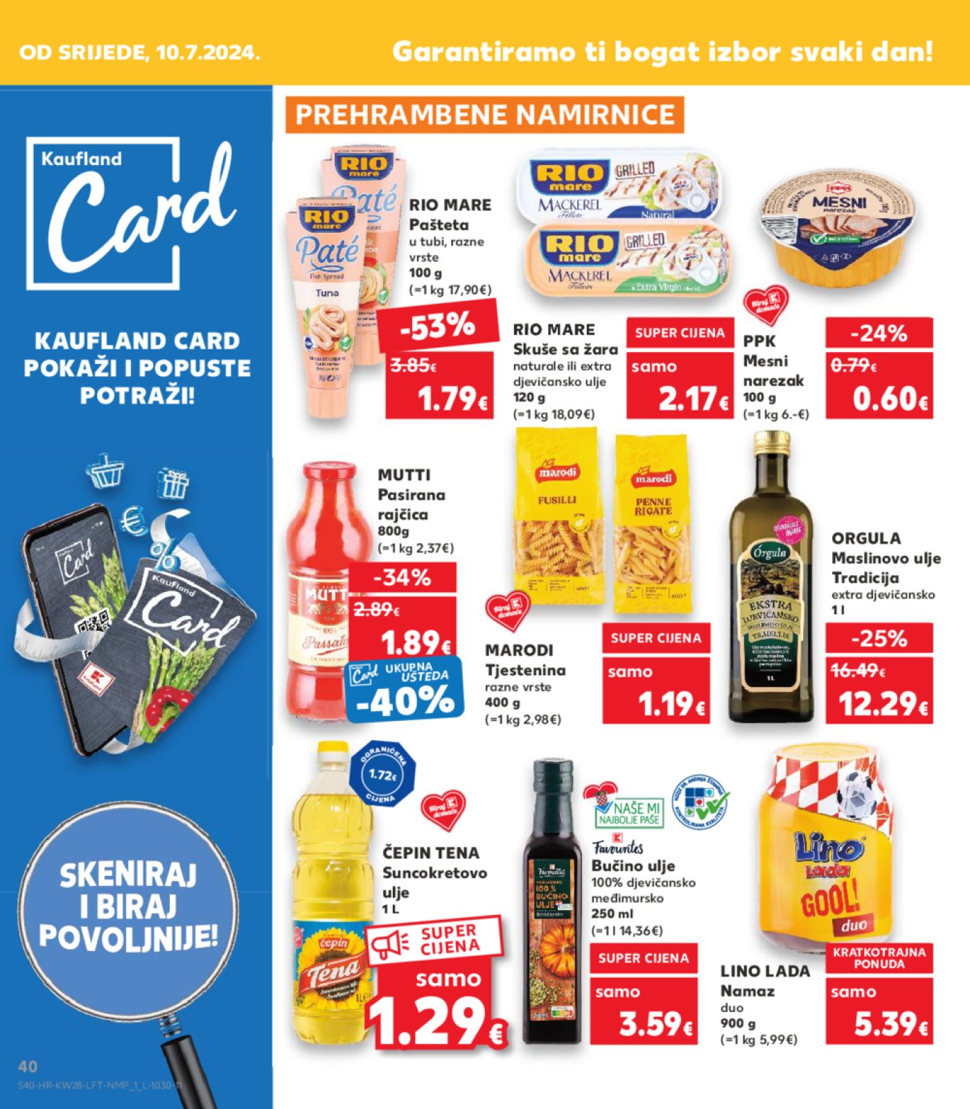 Kaufland katalog Akcija 10.07. - 16.07.2024. Vg, Ro, Ma, Vu, Ds, Po, Vo