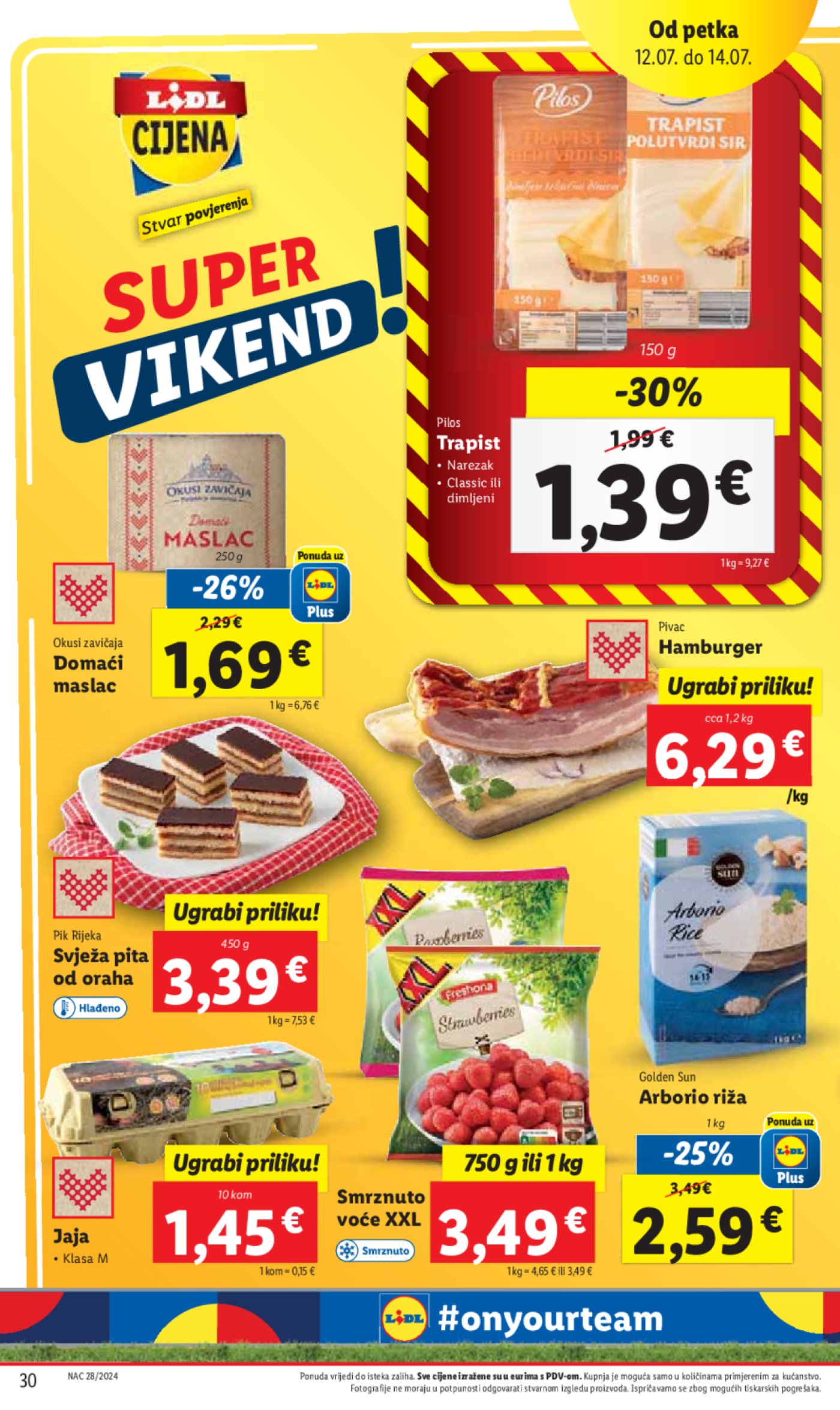 Lidl katalog Super ponuda od četvrtka 11.07. - 14.07.2024