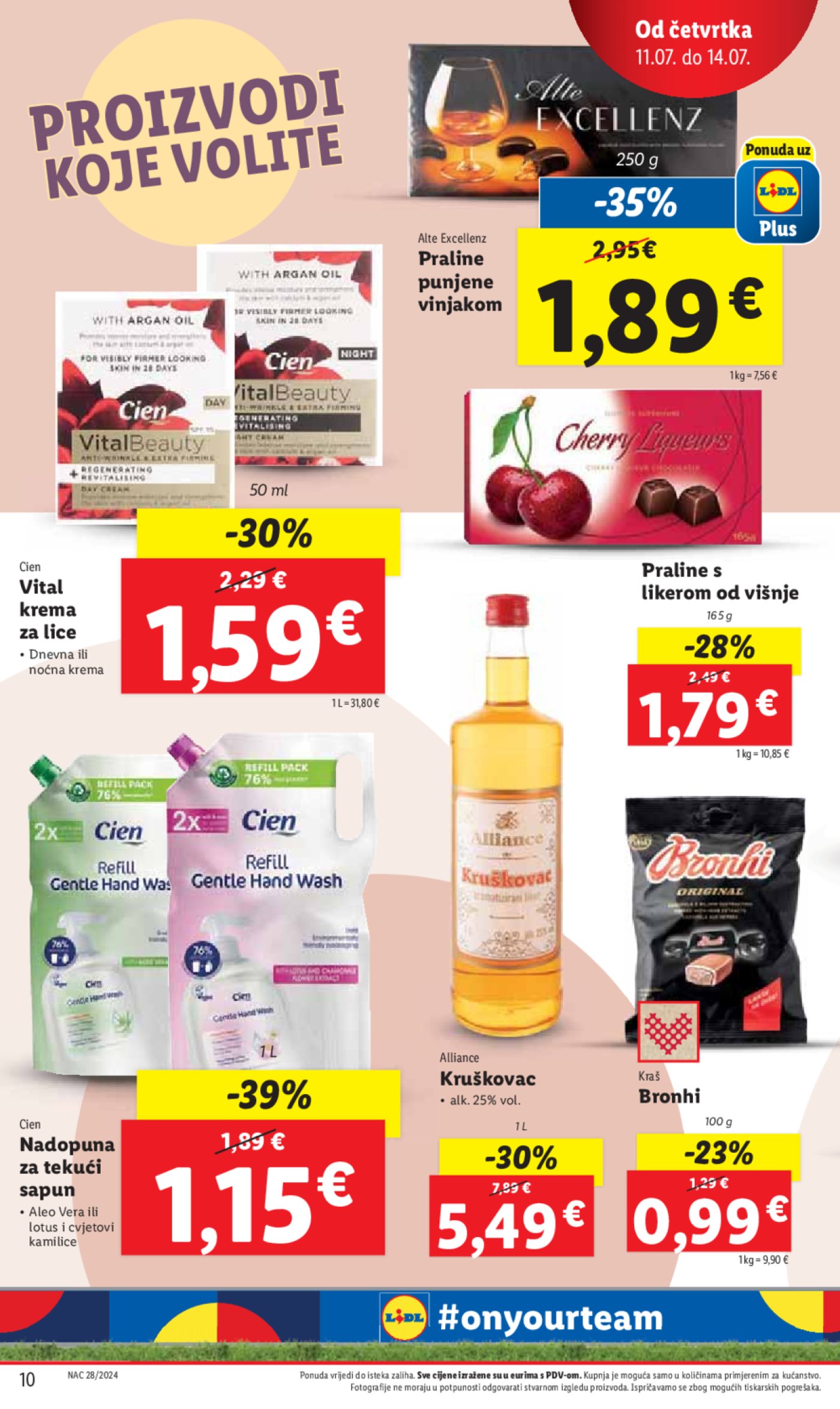 Lidl katalog Super ponuda od četvrtka 11.07. - 14.07.2024