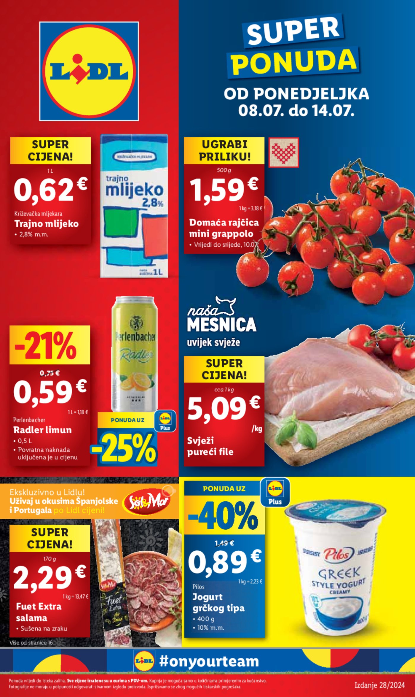 Lidl katalog Super ponuda od ponedjeljka 08.07.-14.07.2024