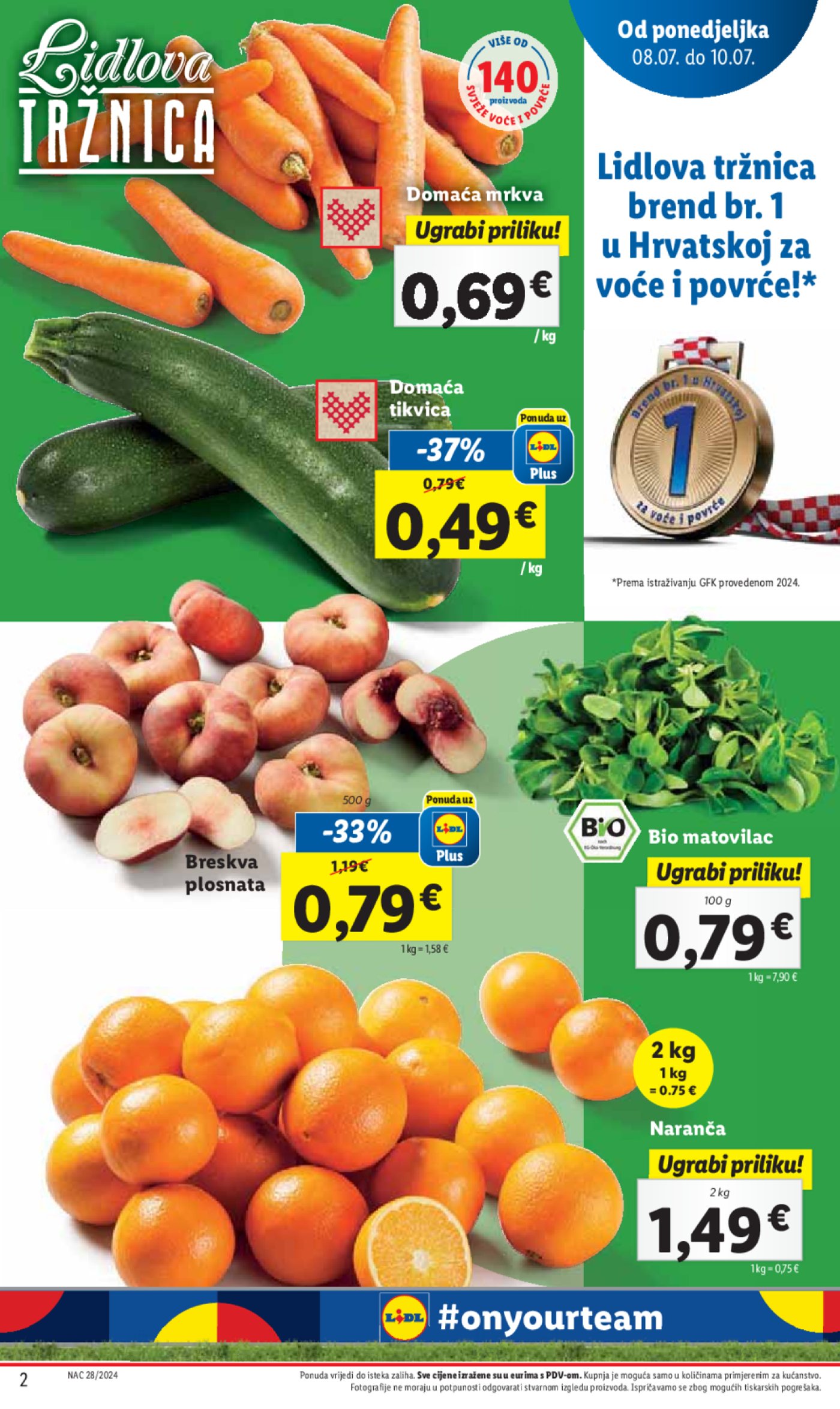 Lidl katalog Super ponuda od ponedjeljka 08.07.-14.07.2024