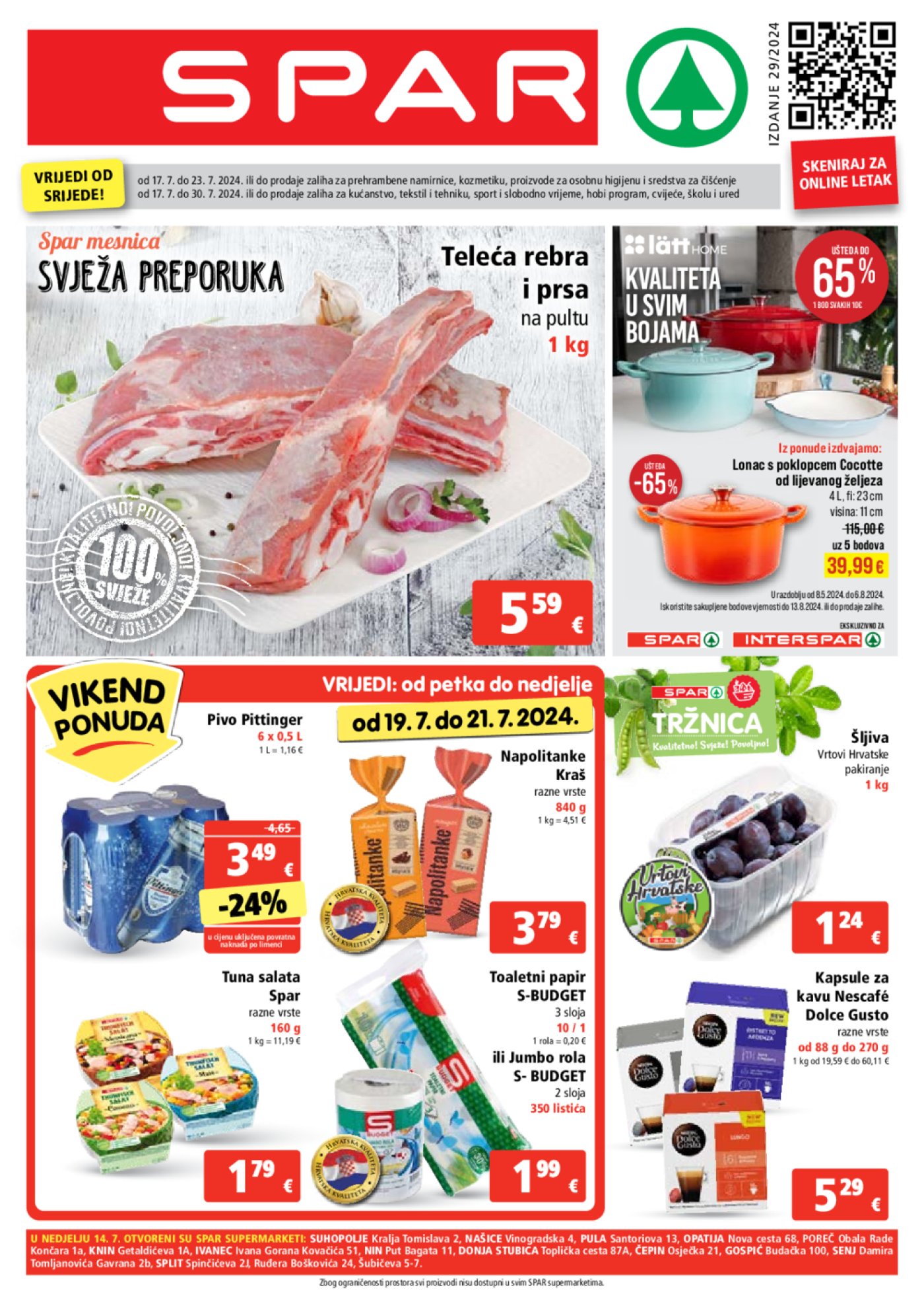 SPAR katalog akcija 17.07.2024. - 23.07.2024.
