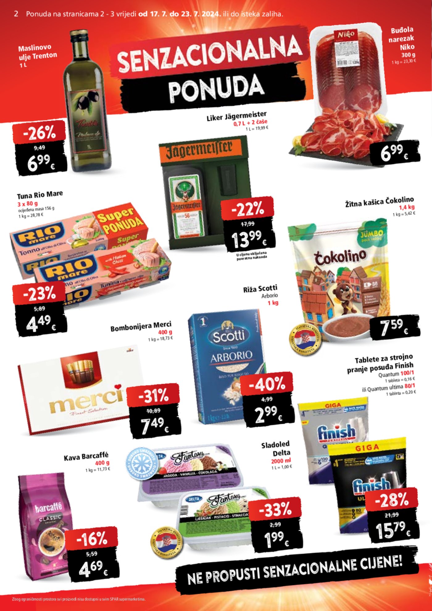SPAR katalog akcija 17.07.2024. - 23.07.2024.