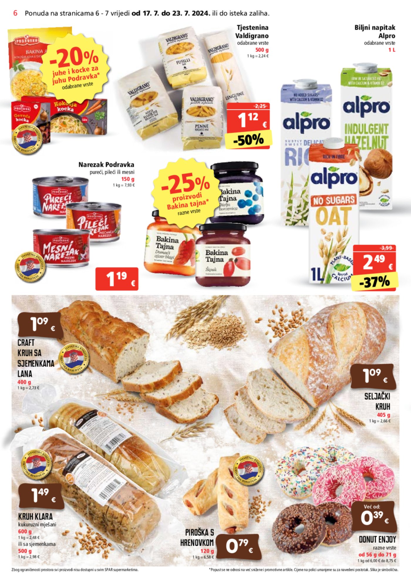 SPAR katalog akcija 17.07.2024. - 23.07.2024.