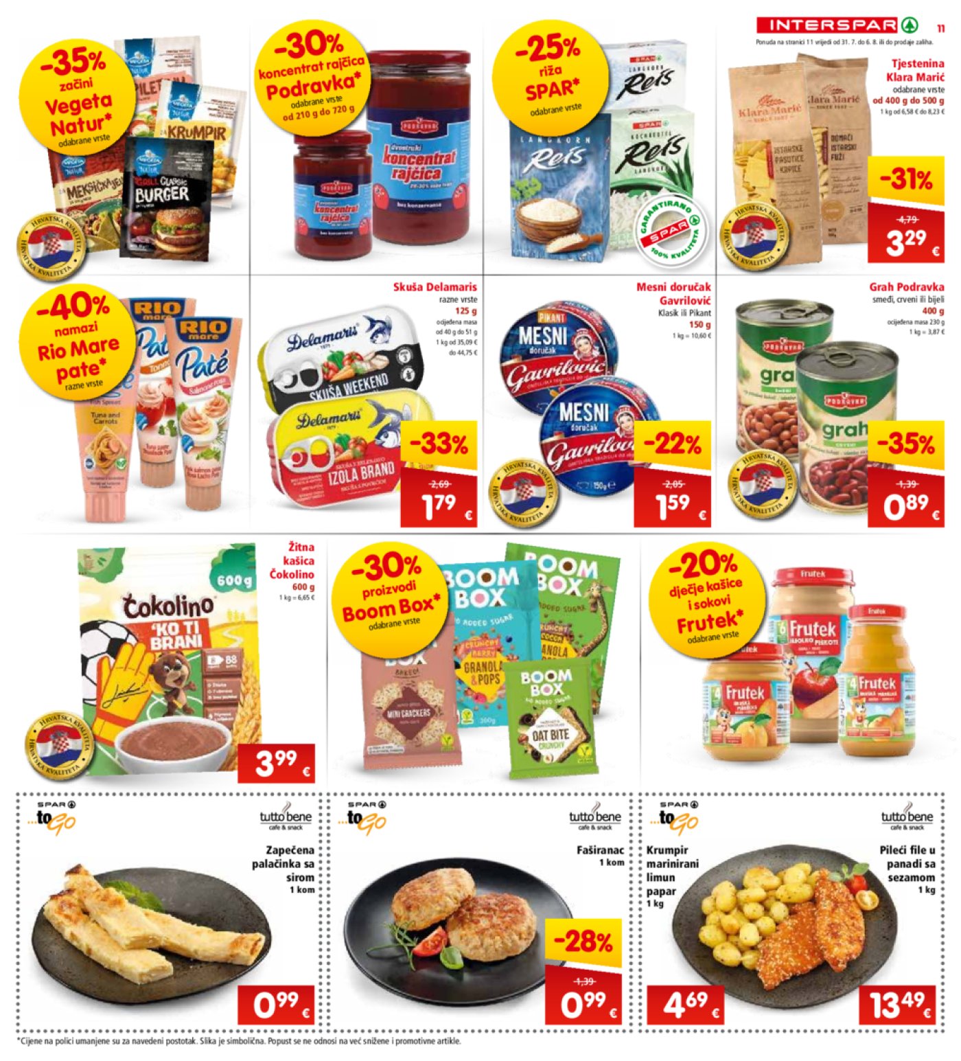 INTERSPAR katalog Akcija 31.07.-06.08.2024.