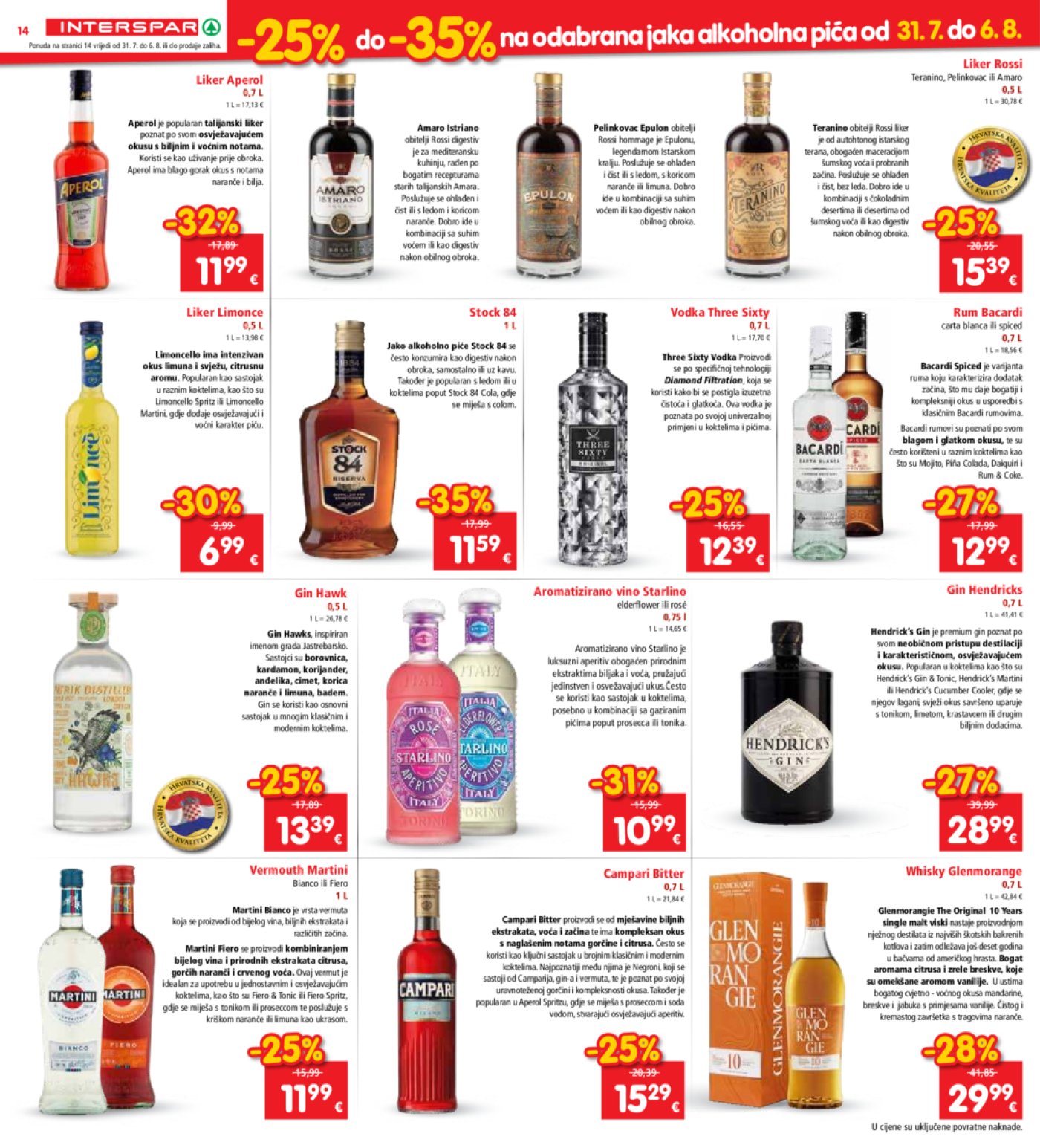 INTERSPAR katalog Akcija 31.07.-06.08.2024.
