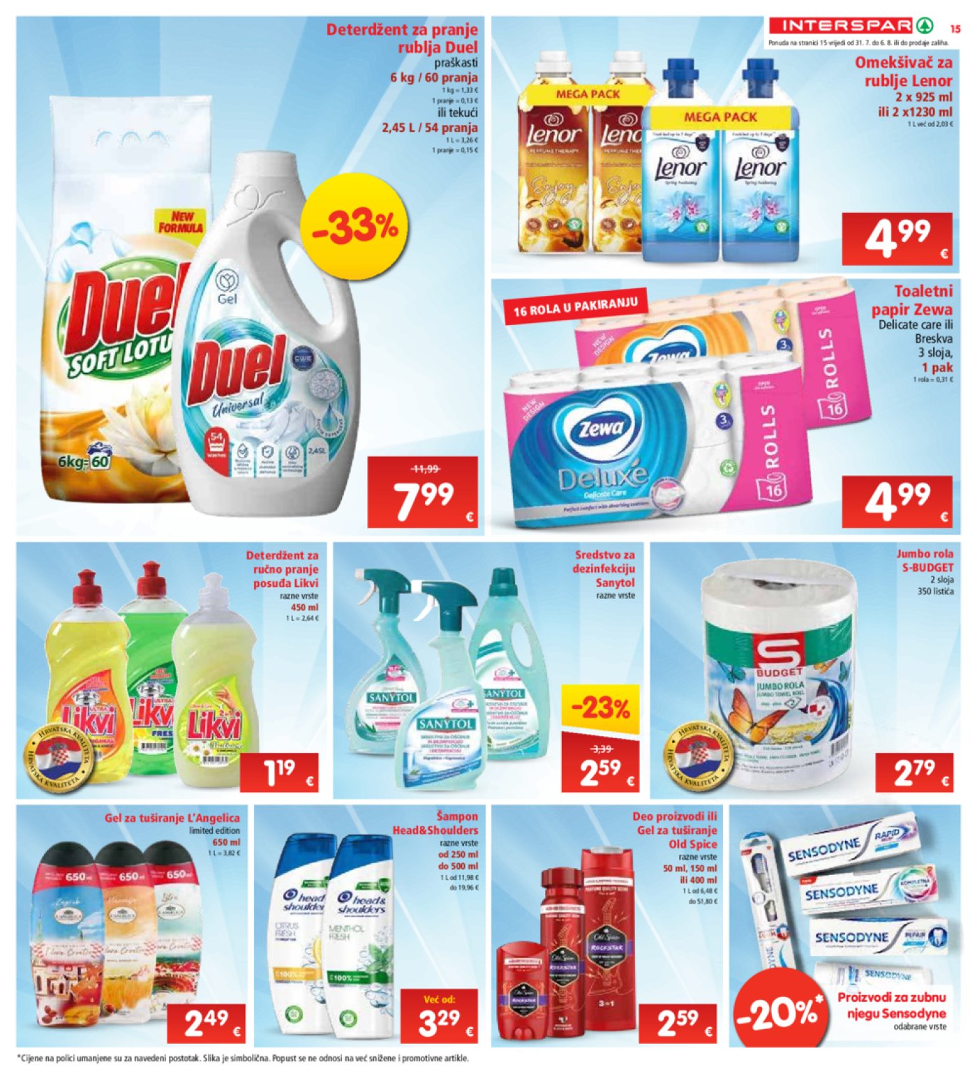 INTERSPAR katalog Akcija 31.07.-06.08.2024.