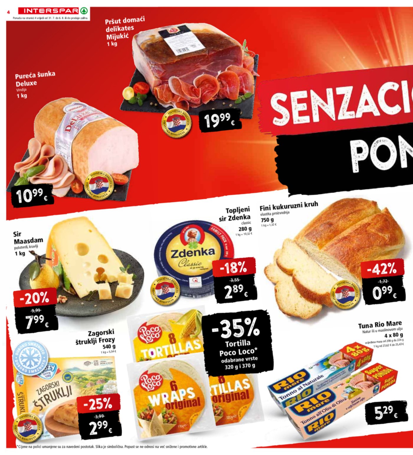 INTERSPAR katalog Akcija 31.07.-06.08.2024.