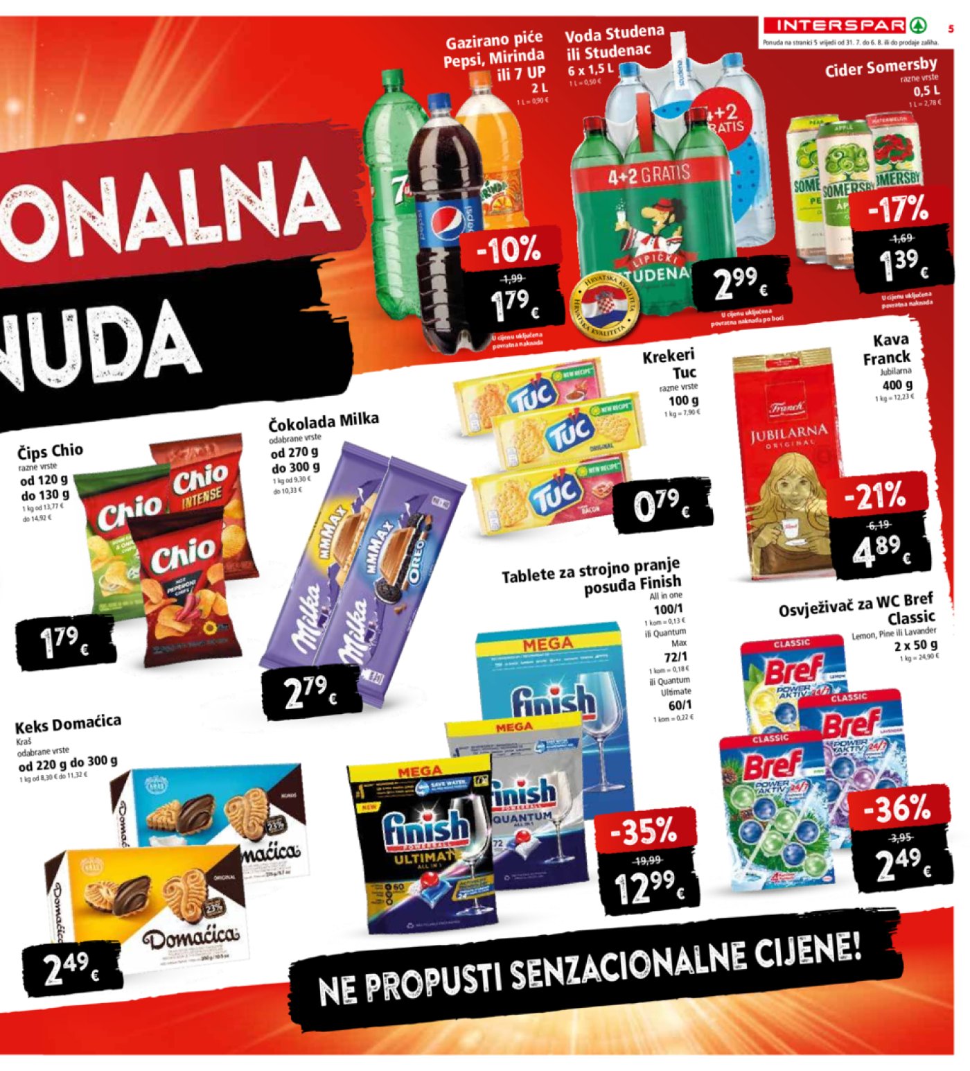 INTERSPAR katalog Akcija 31.07.-06.08.2024.