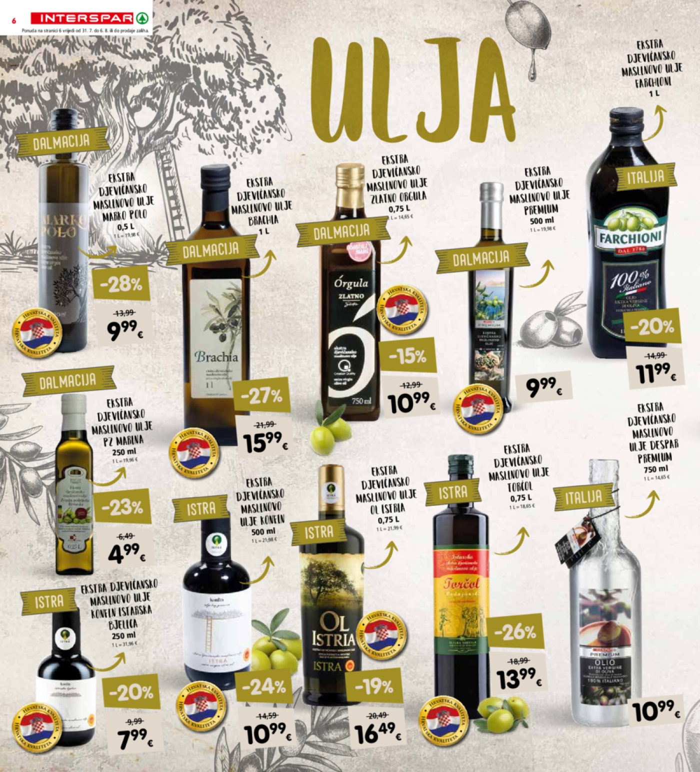 INTERSPAR katalog Akcija 31.07.-06.08.2024.