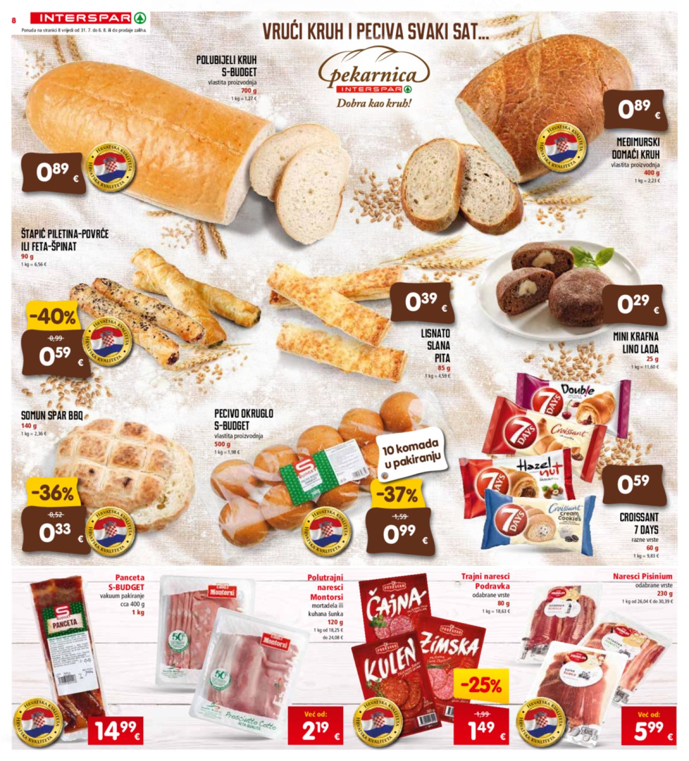 INTERSPAR katalog Akcija 31.07.-06.08.2024.