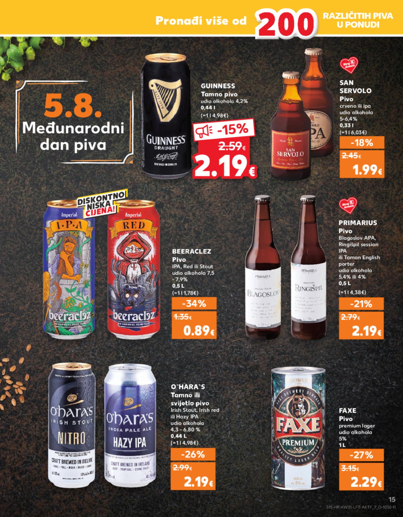 Kaufland katalog Akcija 31.07.-06.08.2024. Odabrane poslovnice