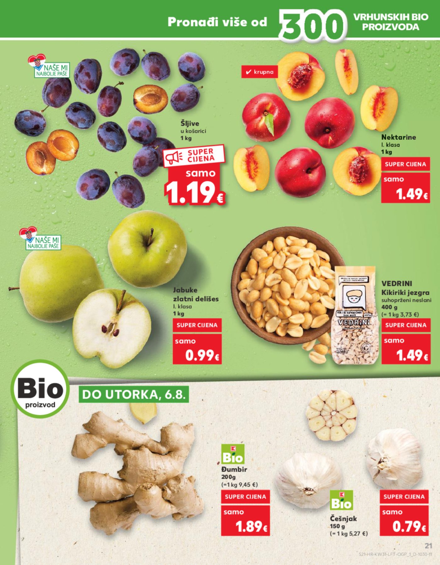 Kaufland katalog Akcija 31.07.-06.08.2024. Odabrane poslovnice