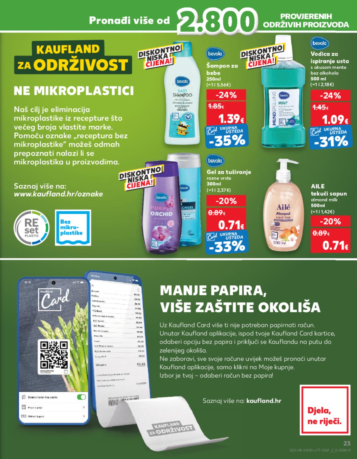 Kaufland katalog Akcija 31.07.-06.08.2024. Odabrane poslovnice