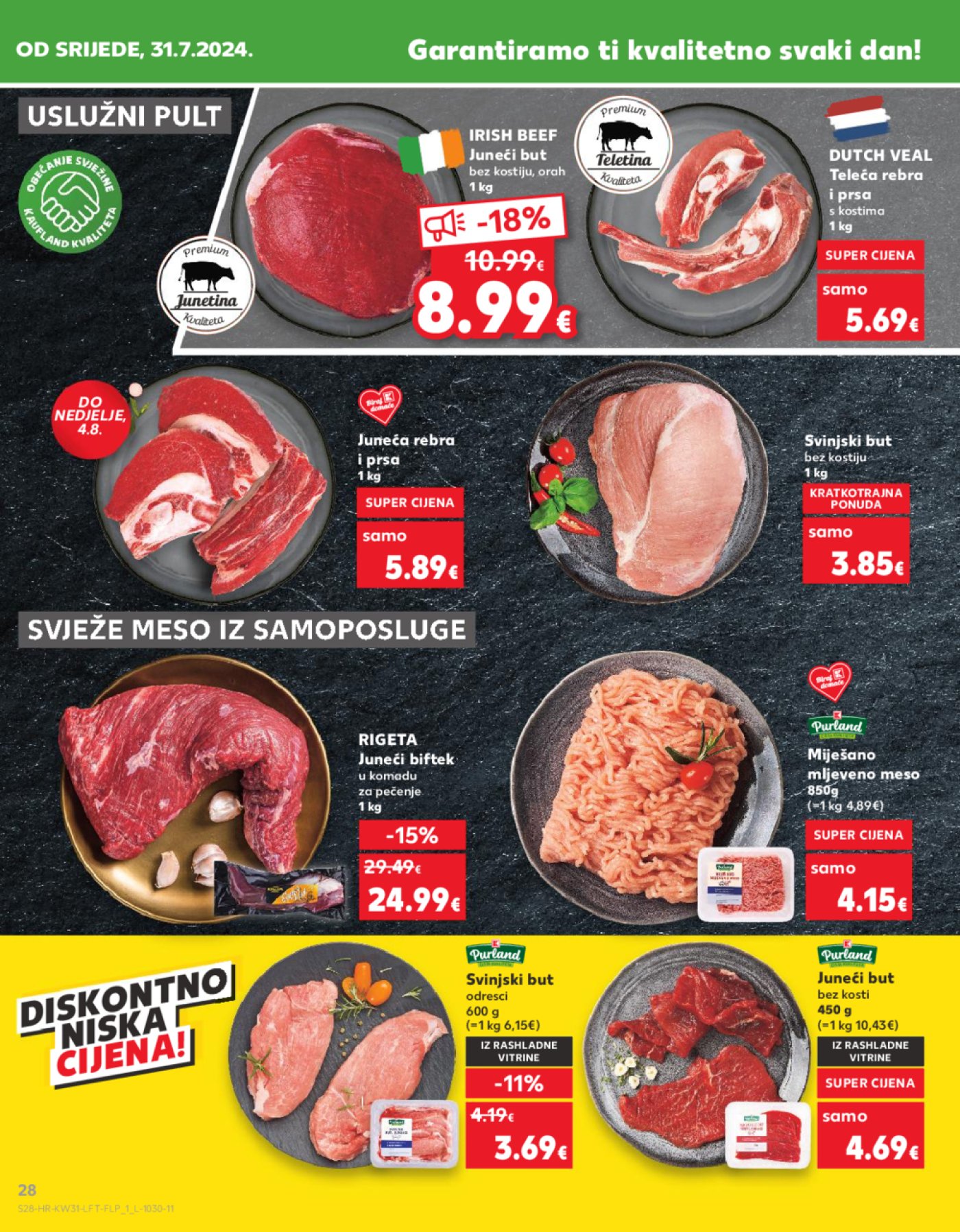 Kaufland katalog Akcija 31.07.-06.08.2024. Odabrane poslovnice