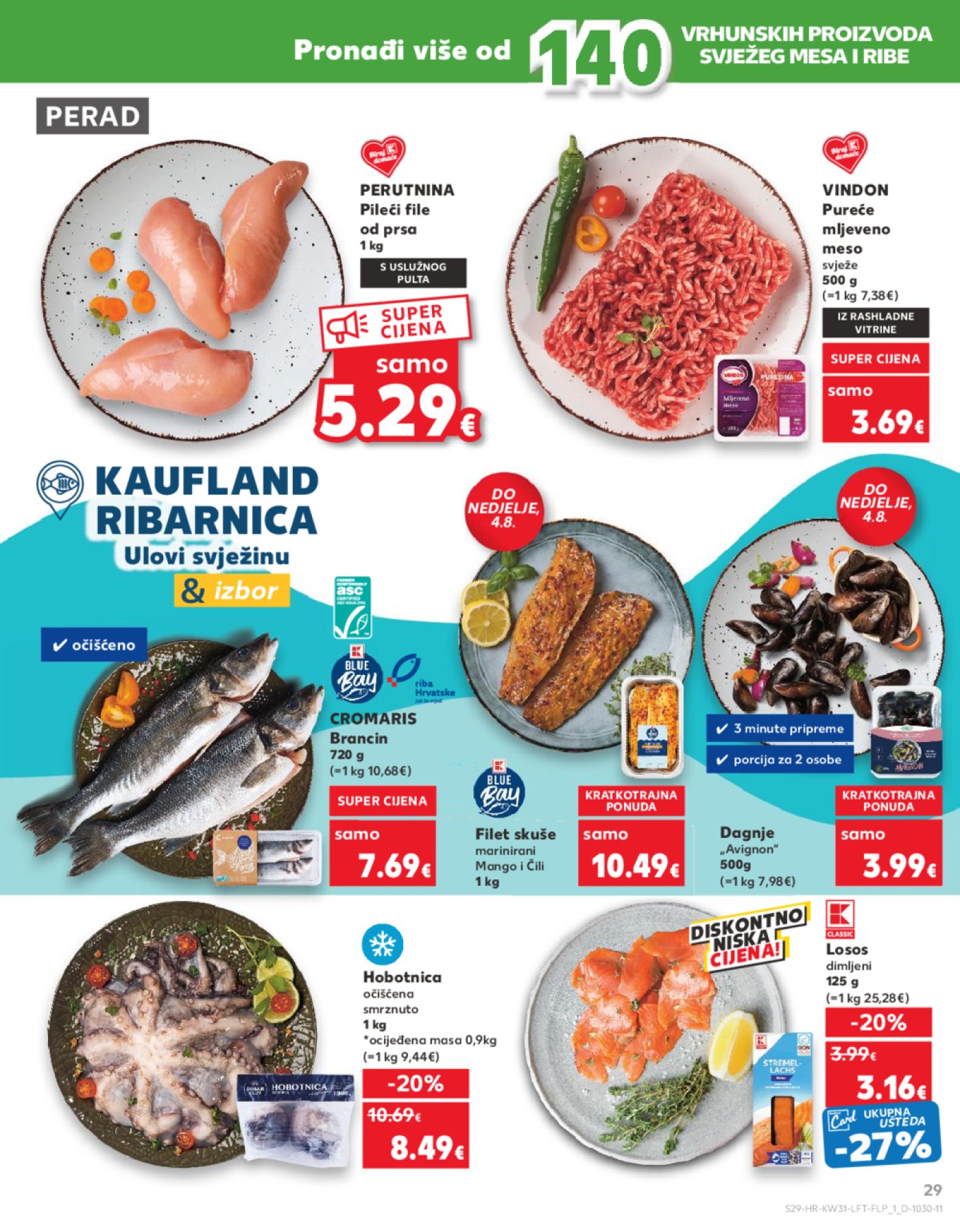 Kaufland katalog Akcija 31.07.-06.08.2024. Odabrane poslovnice