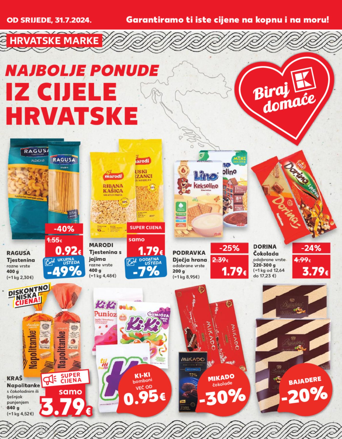 Kaufland katalog Akcija 31.07.-06.08.2024. Odabrane poslovnice