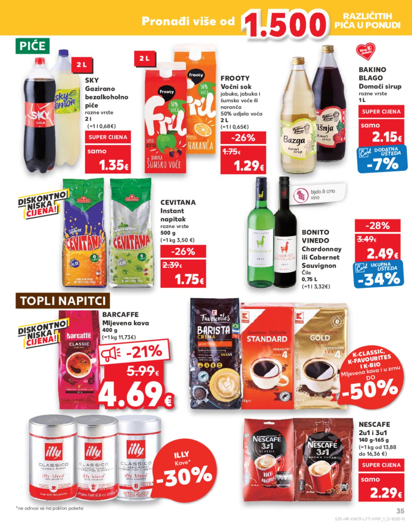 Kaufland katalog Akcija 31.07.-06.08.2024. Odabrane poslovnice