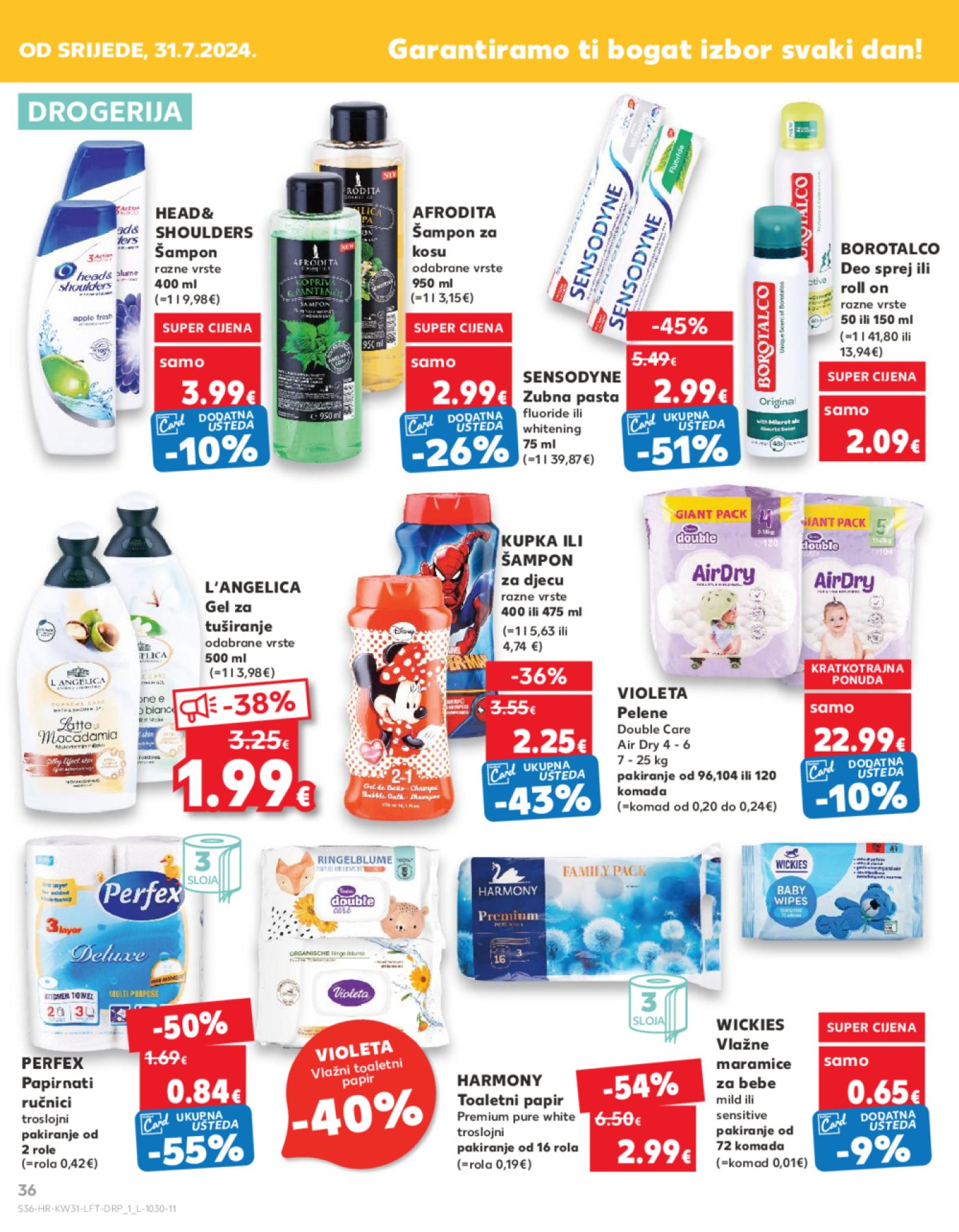Kaufland katalog Akcija 31.07.-06.08.2024. Odabrane poslovnice