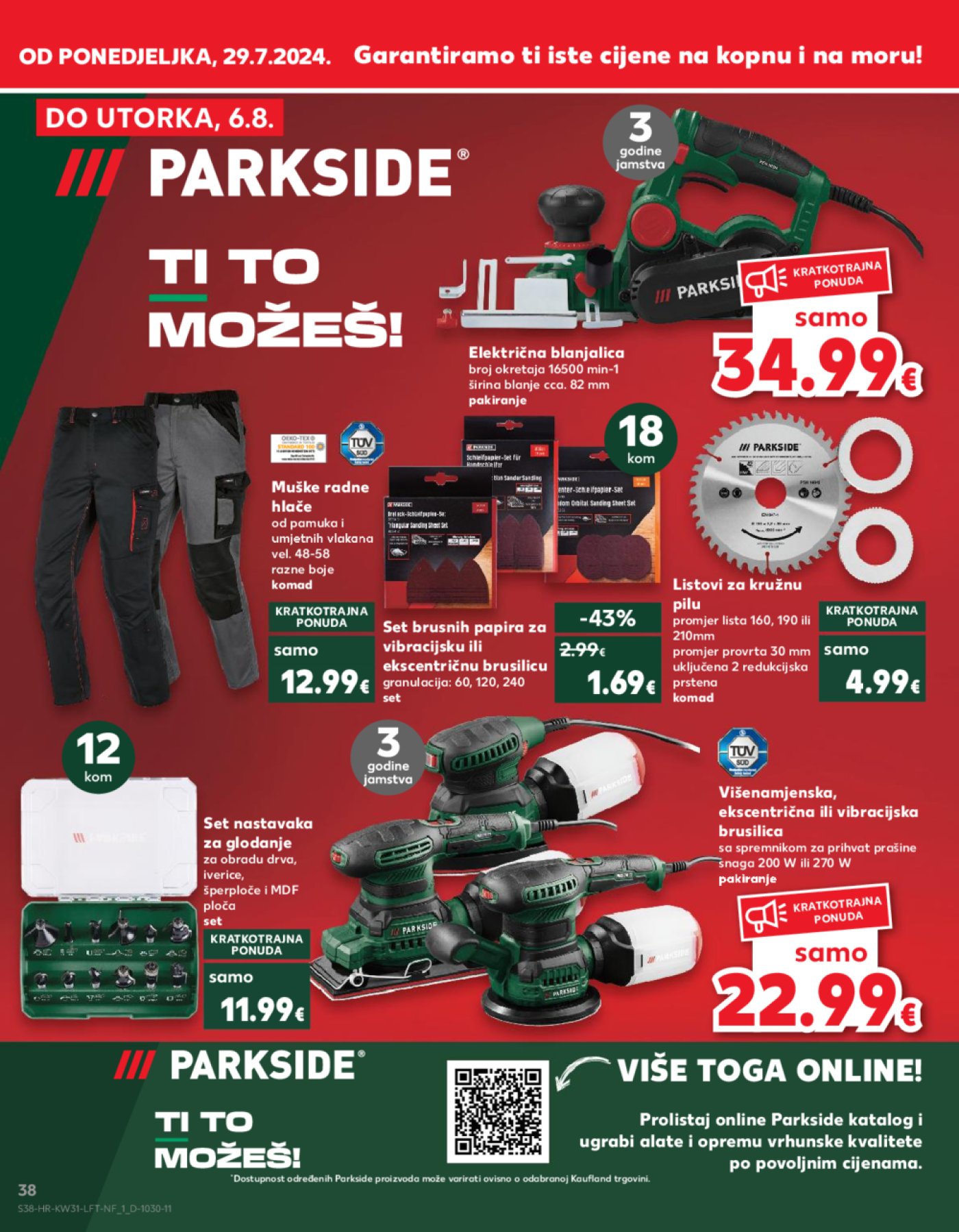 Kaufland katalog Akcija 31.07.-06.08.2024. Odabrane poslovnice