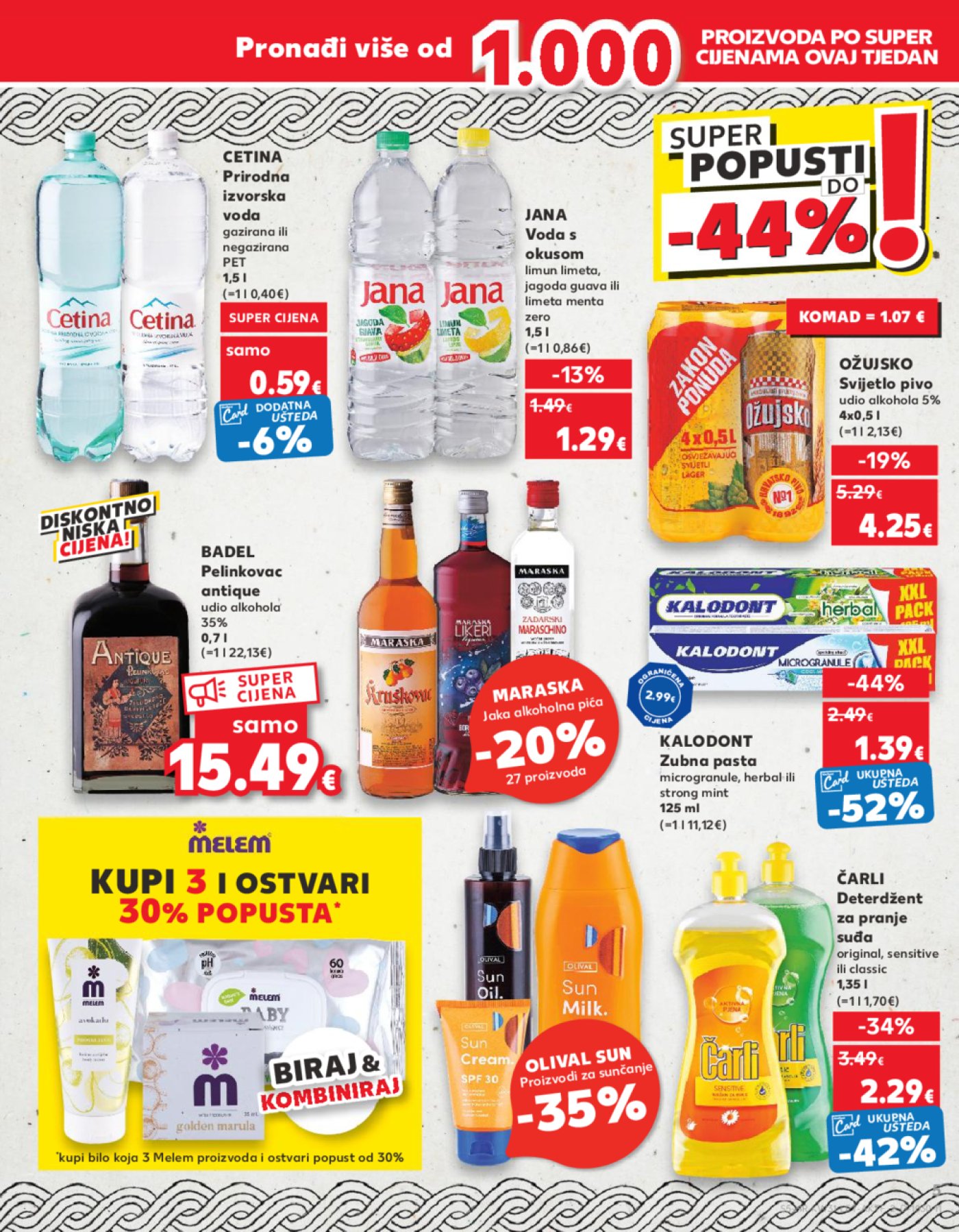 Kaufland katalog Akcija 31.07.-06.08.2024. Odabrane poslovnice