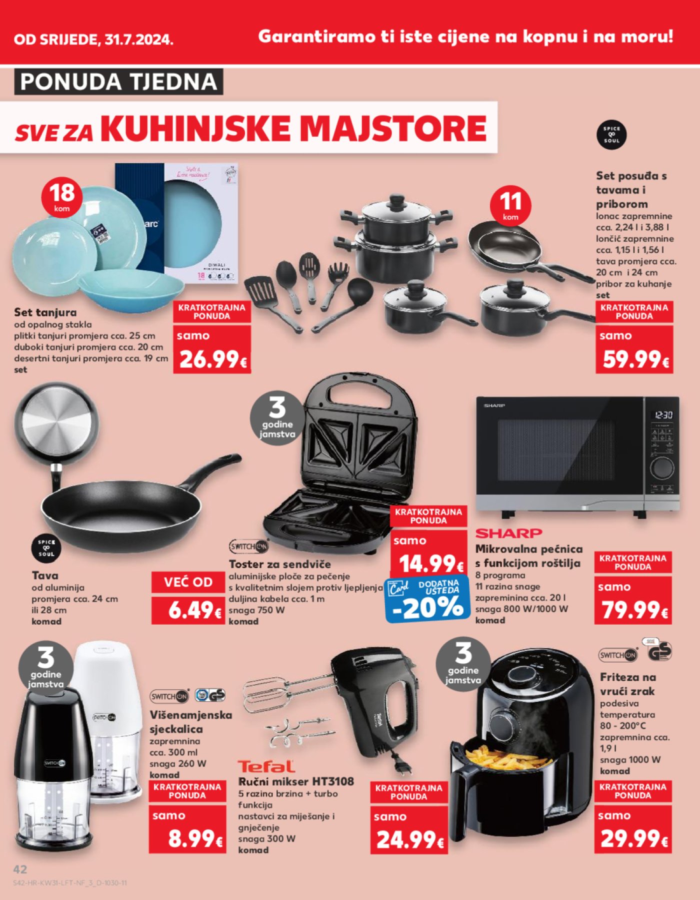Kaufland katalog Akcija 31.07.-06.08.2024. Odabrane poslovnice