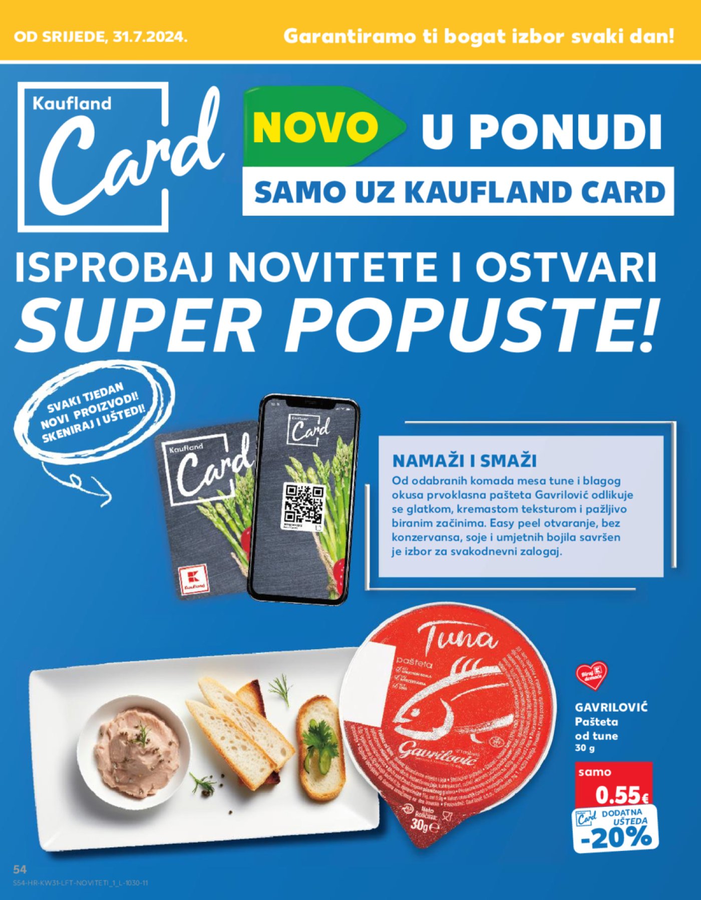 Kaufland katalog Akcija 31.07.-06.08.2024. Odabrane poslovnice