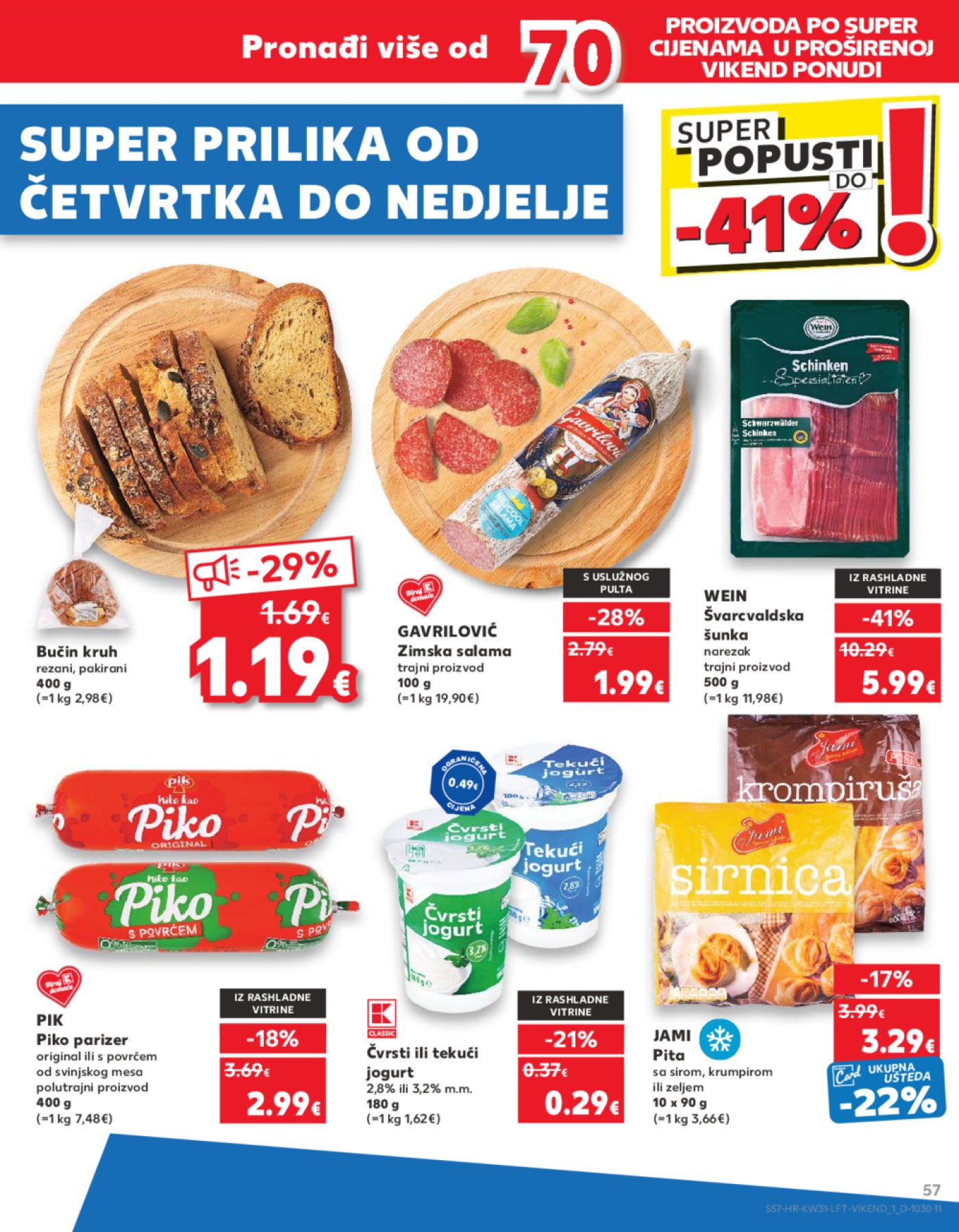 Kaufland katalog Akcija 31.07.-06.08.2024. Odabrane poslovnice